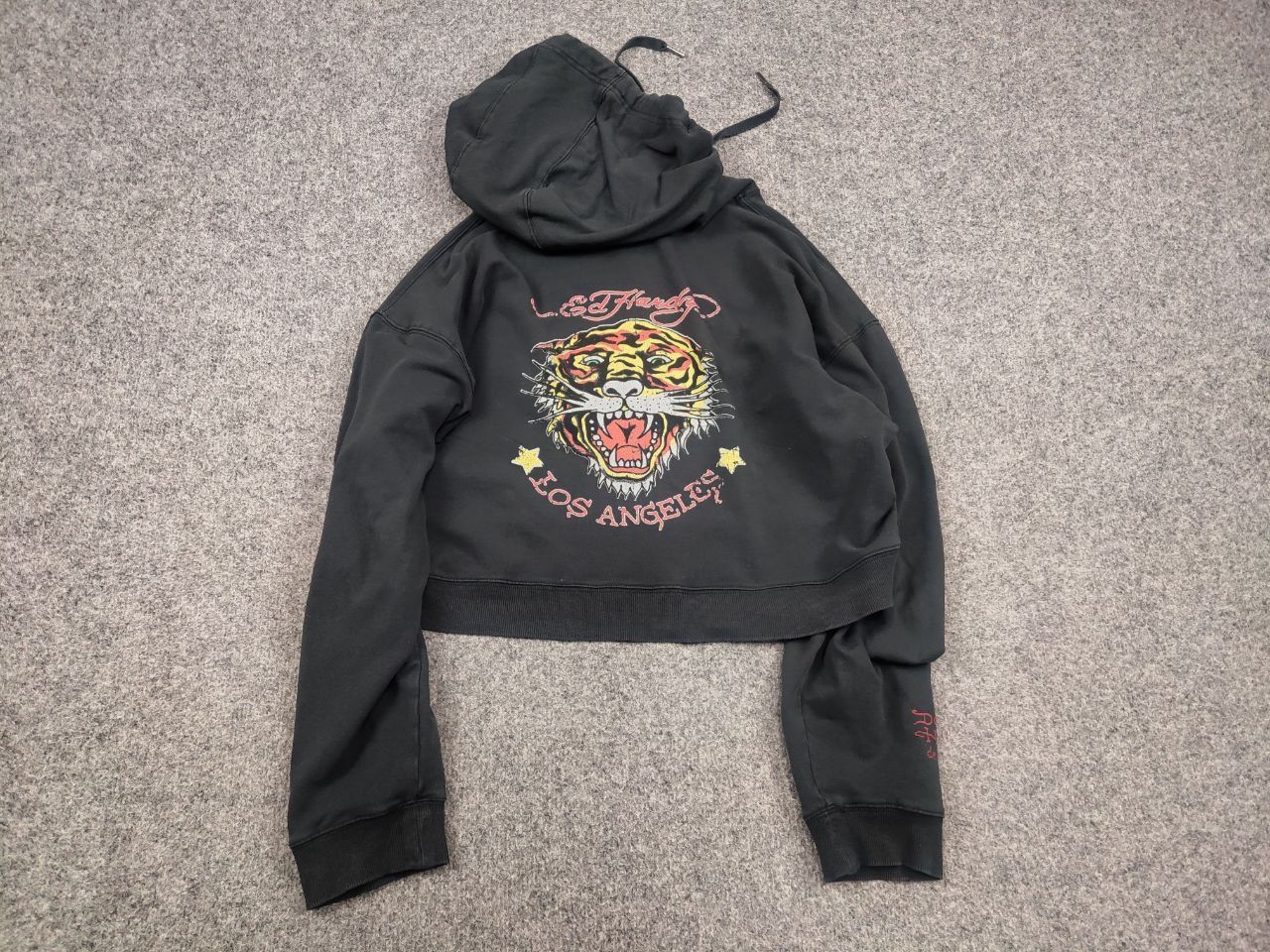 Ed Hardy Ed hardy La Road Tiger Cropped Hoodie Vintage Y2K Style Size L / US 10 / IT 46 - 3 Thumbnail