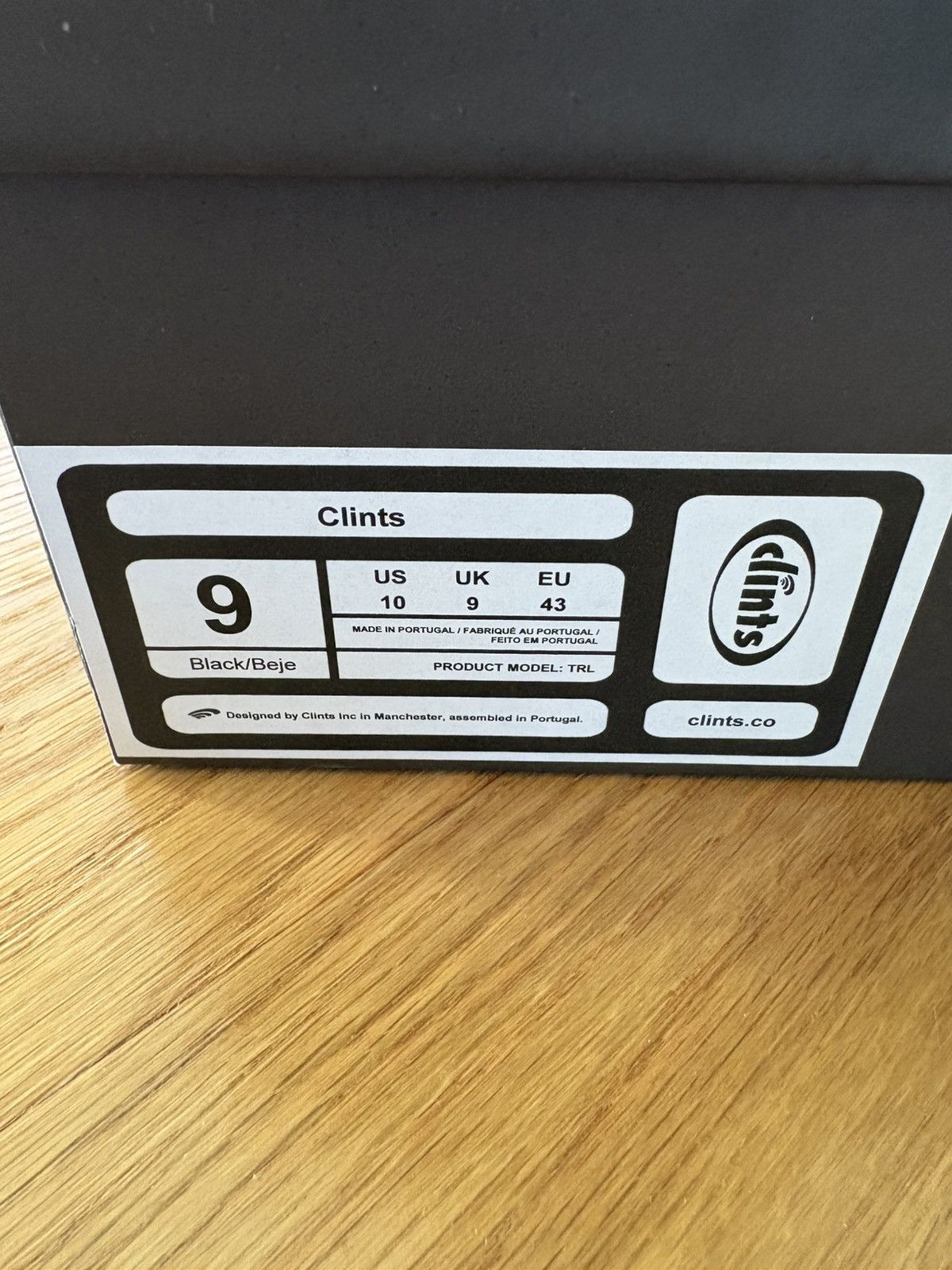 Clints Clints Co TRL Footprint 2.0 Beige Black Low Sneakers Sz 10 Size US 10 / EU 43 - 10 Thumbnail