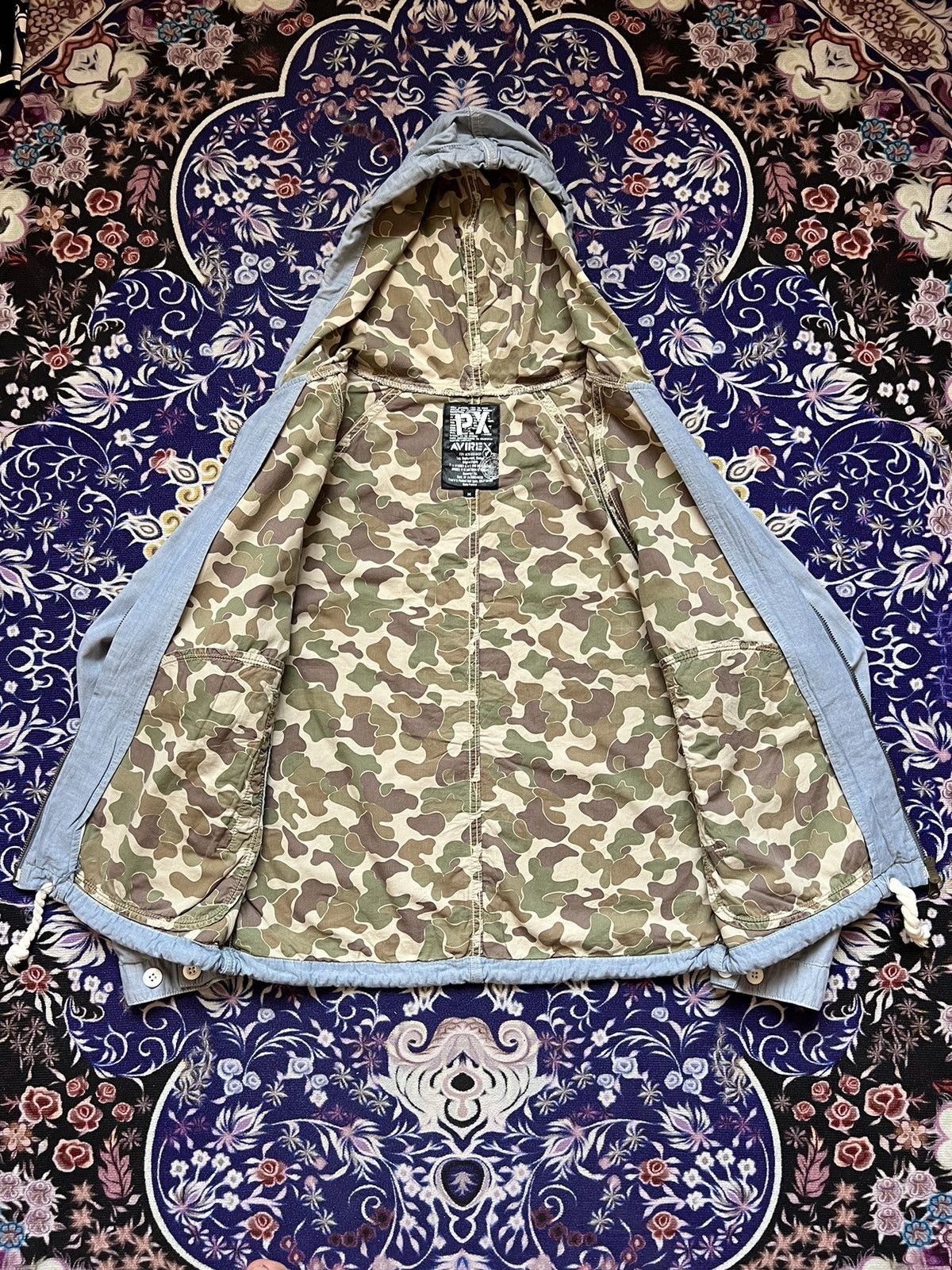 Avirex Camouflaged Avirex USMC Military Vintage Hooded Jacket Size US M / EU 48-50 / 2 - 5 Thumbnail