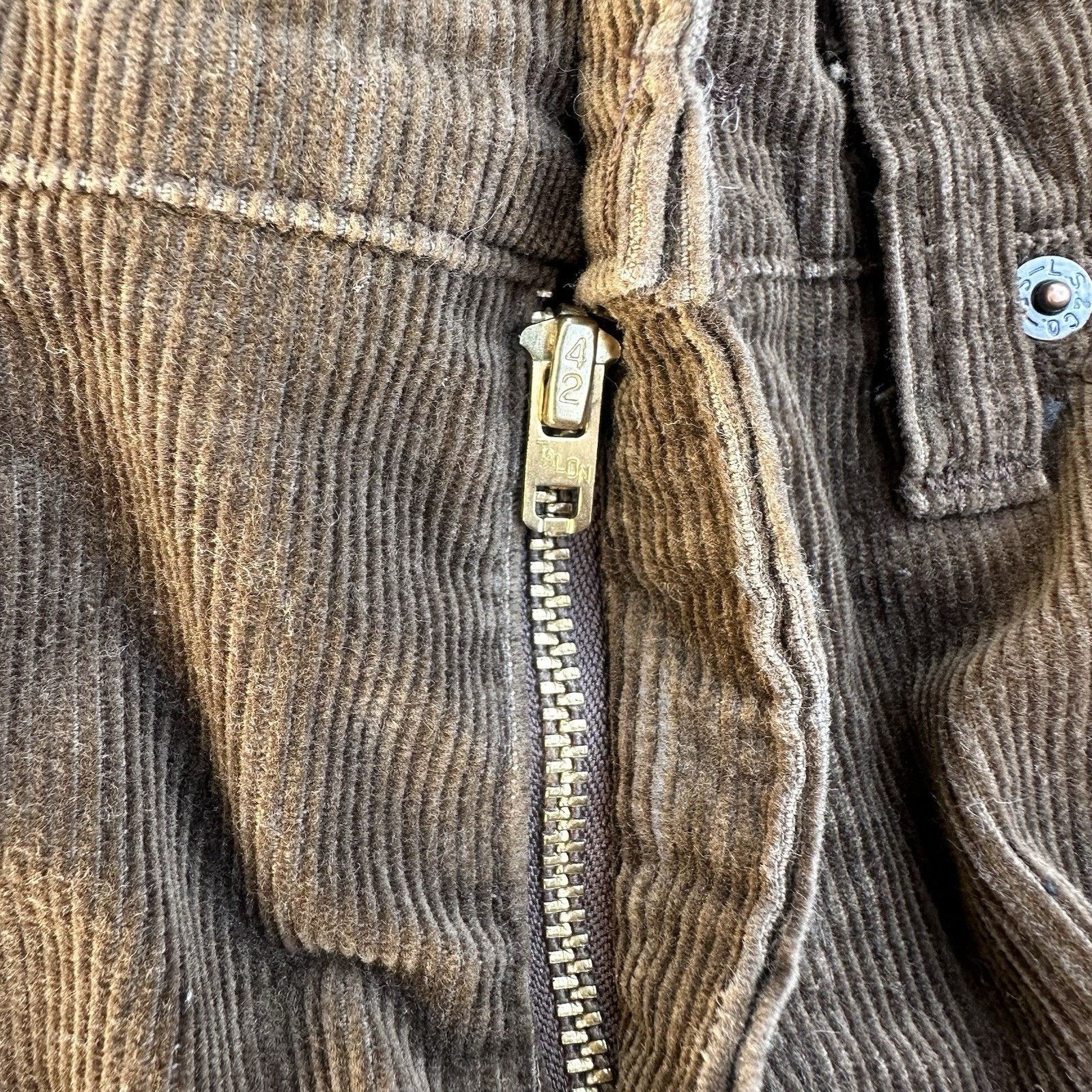 Levi's × Vintage Vintage 80s Levi’s 517 Brown Corduroy Bootcut Pants 33x31 Size US 33 - 7 Thumbnail