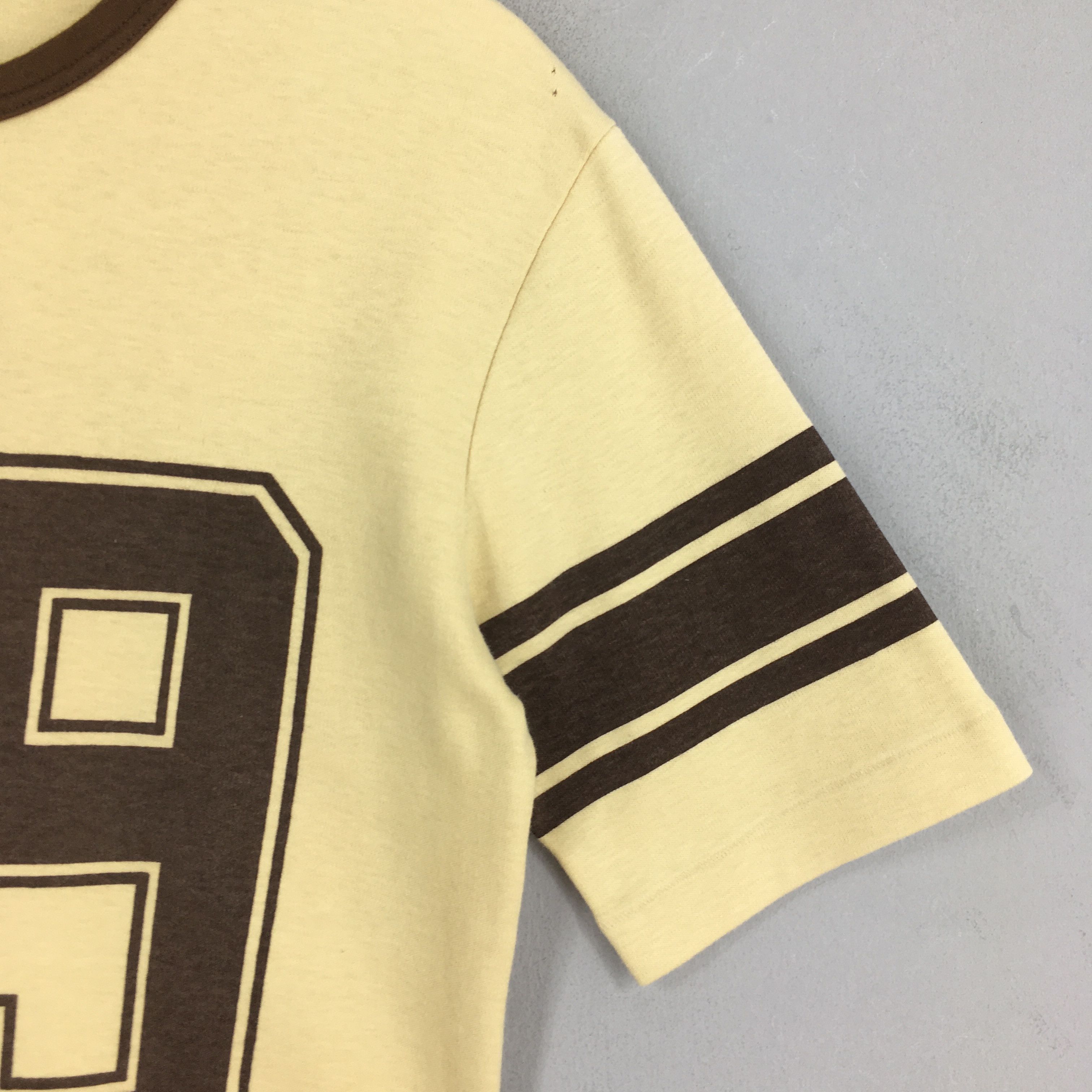 Disney Vintage 1980's Mickey Mouse Disney Yellow Tshirt Large Size US L / EU 52-54 / 3 - 4 Thumbnail