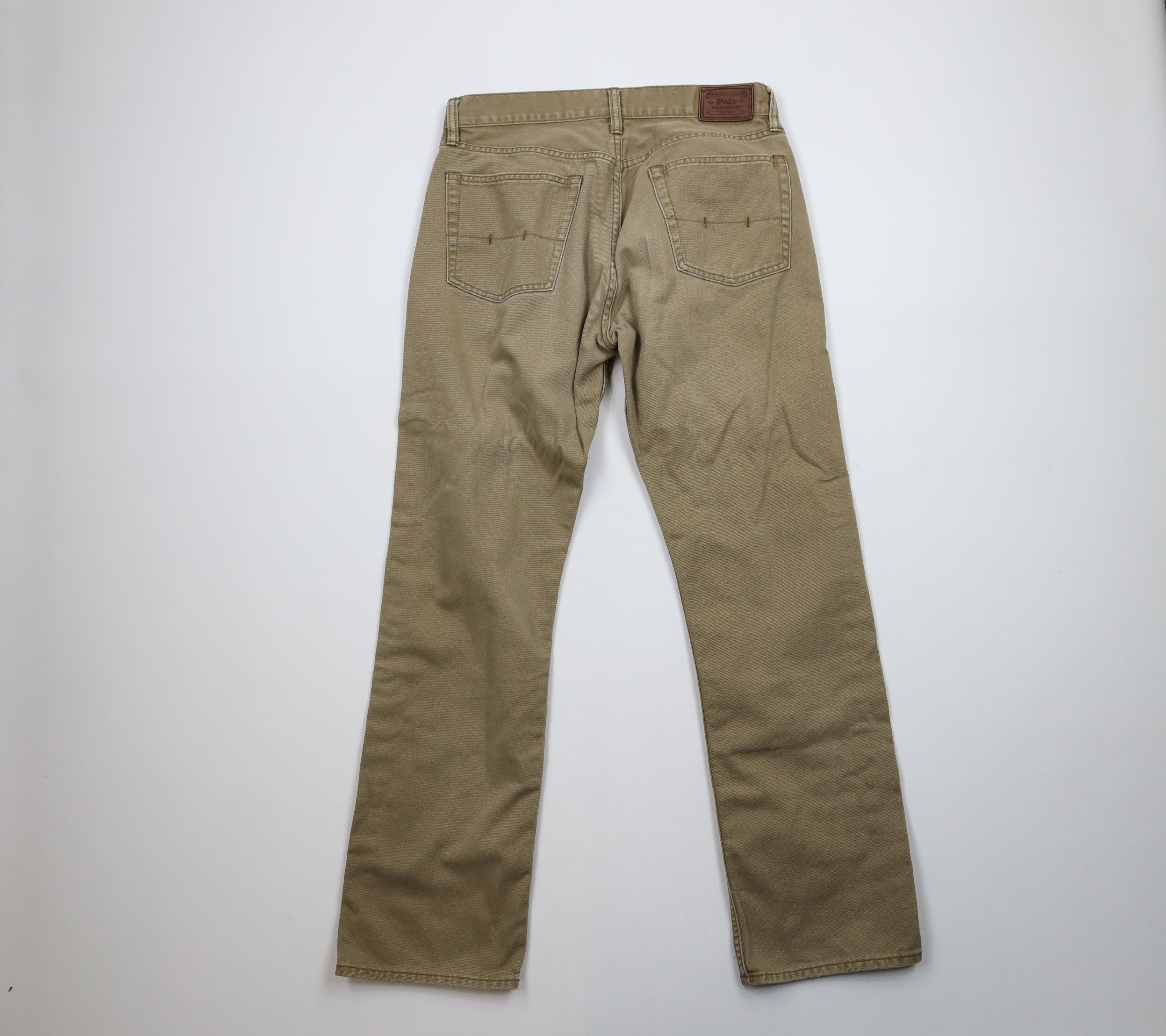 Ralph Lauren × Vintage Vintage Ralph Lauren Classic Fit Denim Jeans Green Cotton Size US 32 / EU 48 - 9 Thumbnail