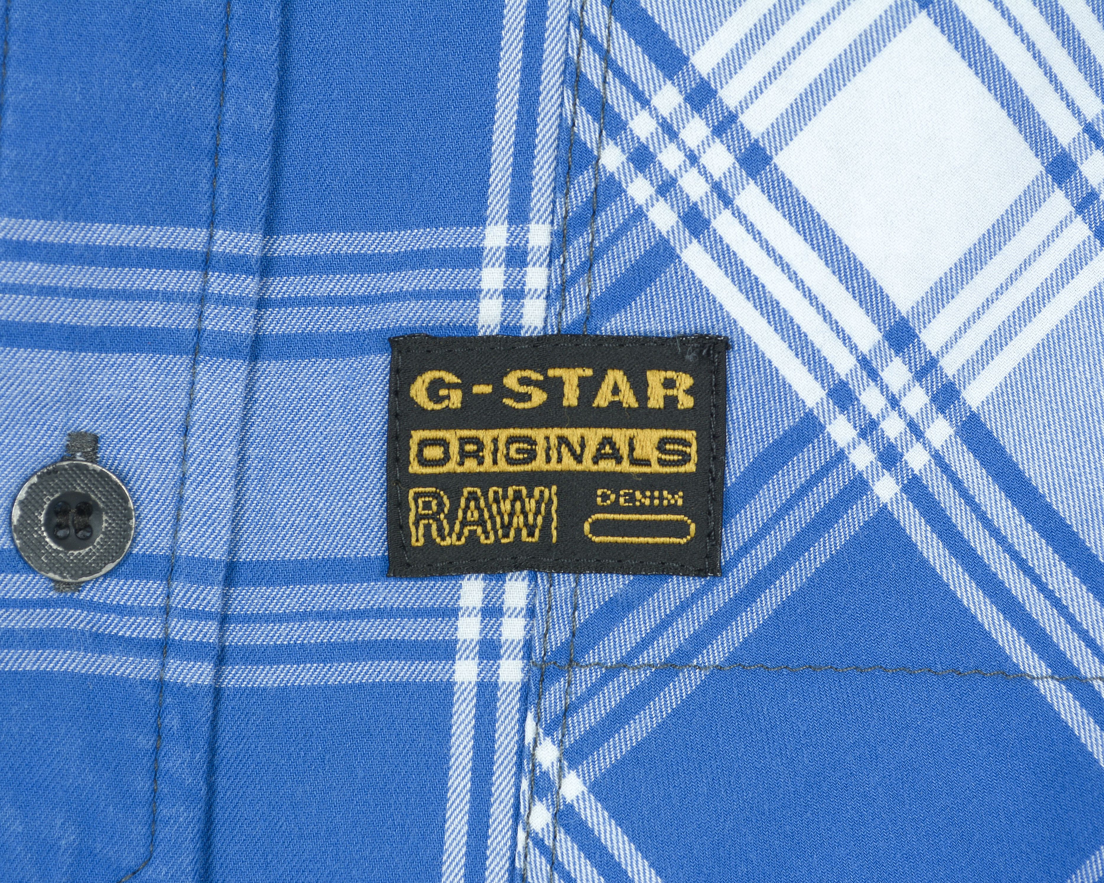 G-Star Athan Small Stark Shirt Western Button Up Check Plaid Tartan Size US S / EU 44-46 / 1 - 3 Thumbnail