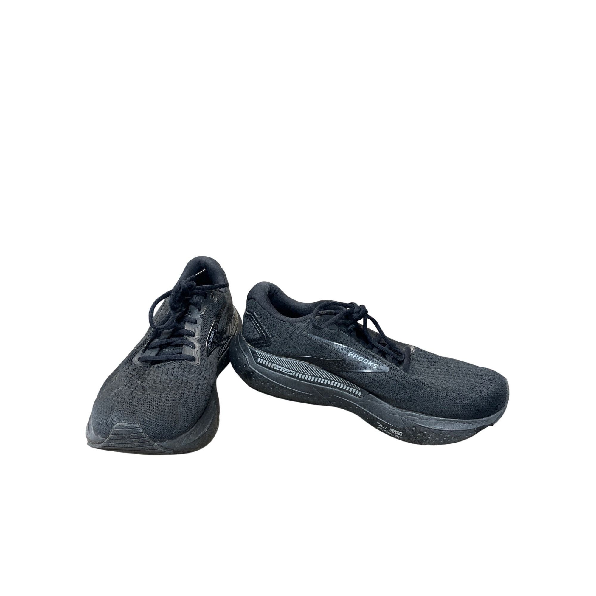 Brooks Brooks Glycerin 21 GTS Mens triple black Running sneakers SZ Size US 12 / EU 45 - 1 Thumbnail