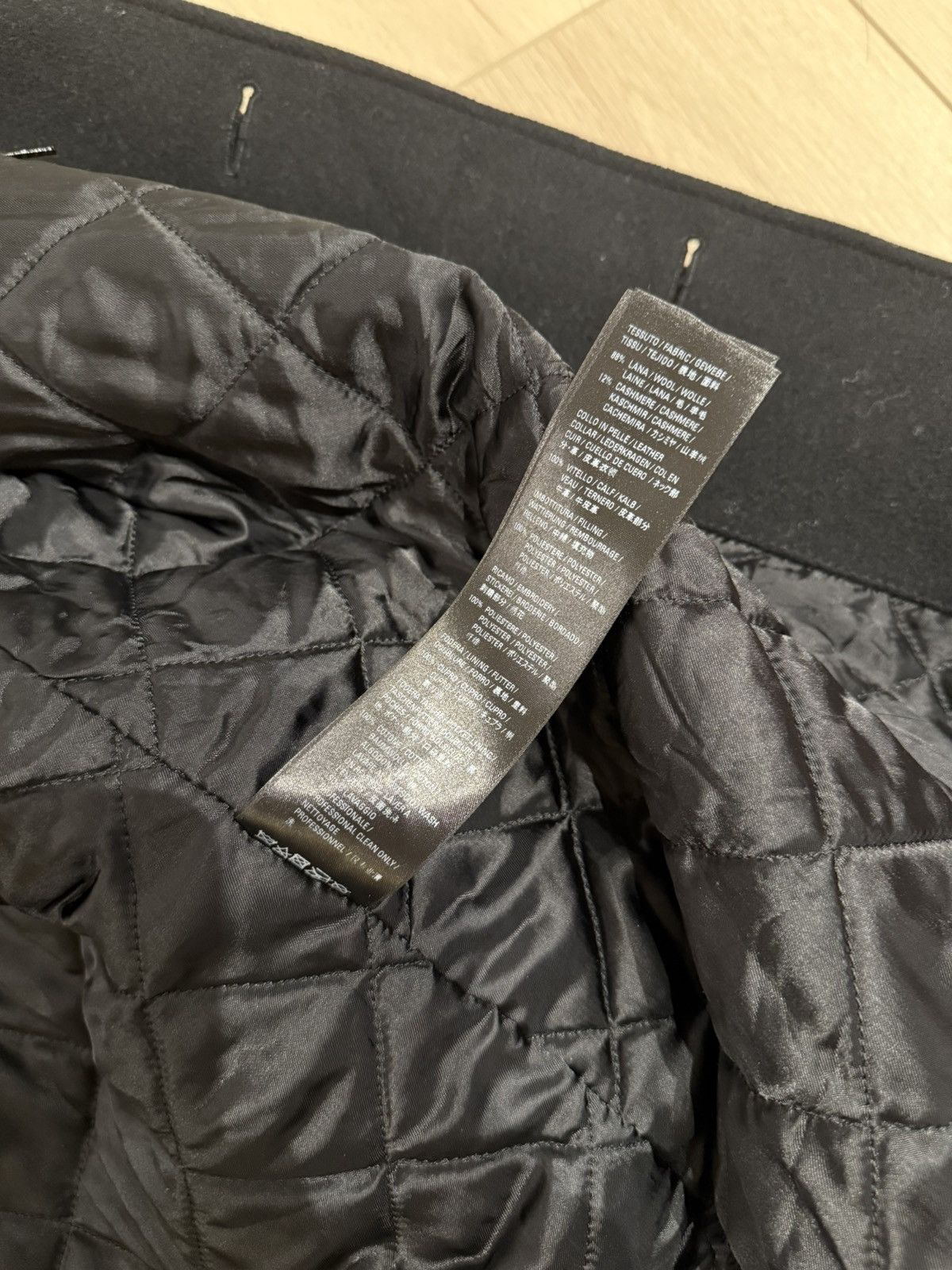 Balenciaga Balenciaga Detail Logo Heavy Wool Coat w/ Leather Collar Size US L / EU 52-54 / 3 - 5 Thumbnail