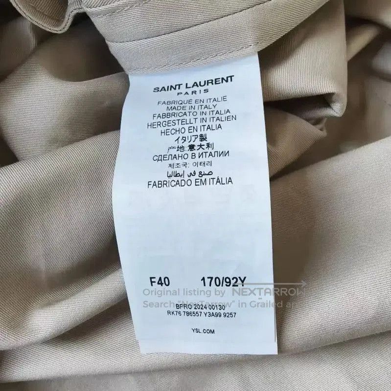 Yves Saint Laurent YSL Beige Women's Dress with Belt and Pockets . Size M / US 6-8 / IT 42-44 - 4 Thumbnail