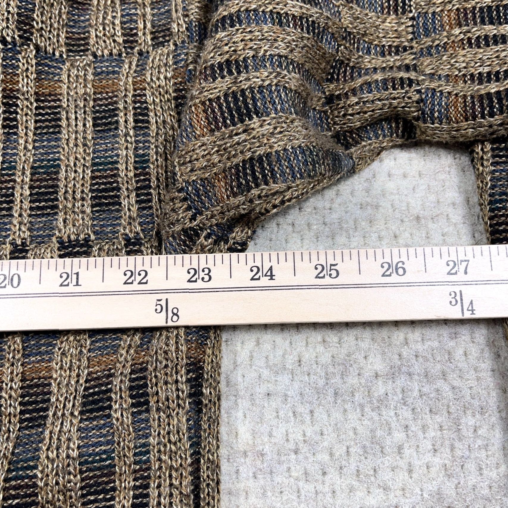 Vintage VINTAGE TownCraft Men's Sweater Shirt 2XLT Brown Geometric Acrylic Knit Crew Neck Heavyweight Pullover Retro 80s 90s Grade Cosby Grandpa Style Mens Size US XXL / EU 58 / 5 - 7 Thumbnail