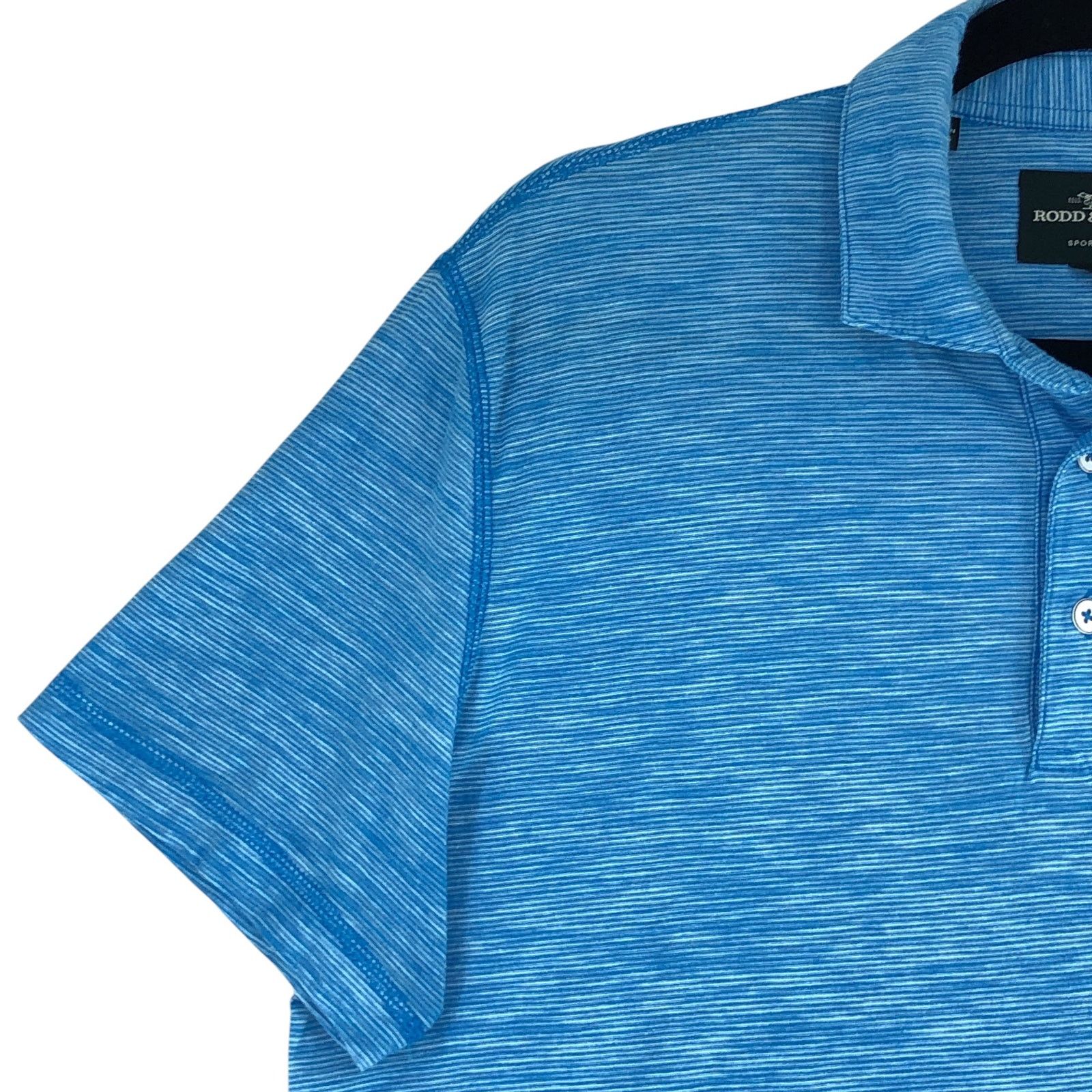 Rodd & Gunn Rodd & Gunn M Shirt Lillburn Polo Sports Fit Slub Stripe Size US M / EU 48-50 / 2 - 6 Thumbnail