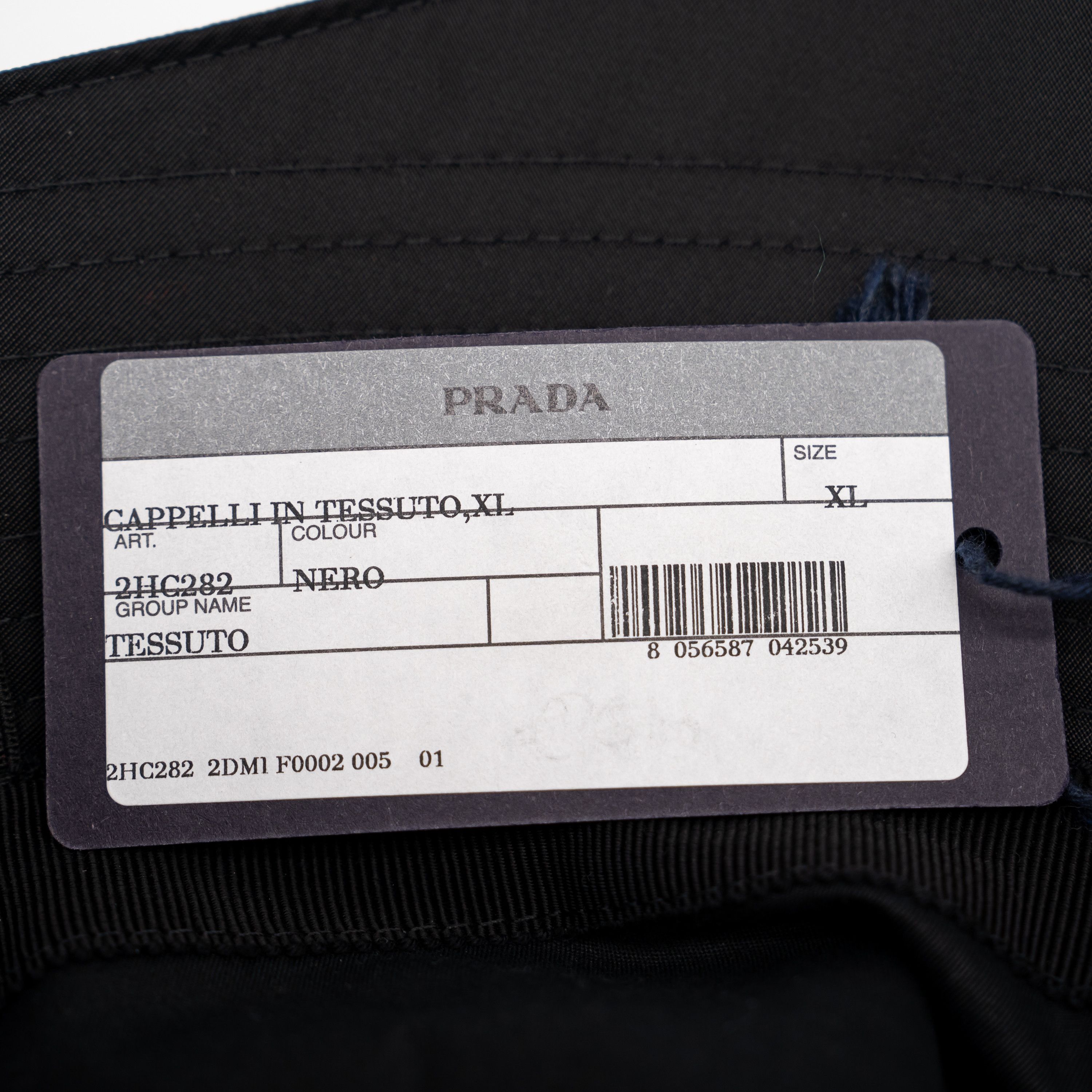 Prada XL Prada Re-Nylon Bucket Hat Black with Pouch Pocket Size ONE SIZE - 4 Thumbnail