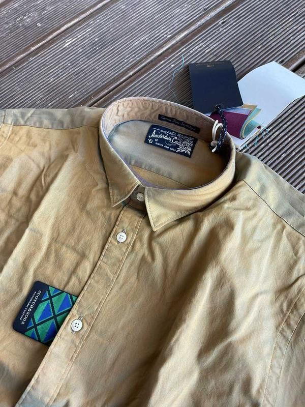 Scotch & Soda Men's bronze button-down shirt scotch&soda m Size US M / EU 48-50 / 2 - 3 Thumbnail