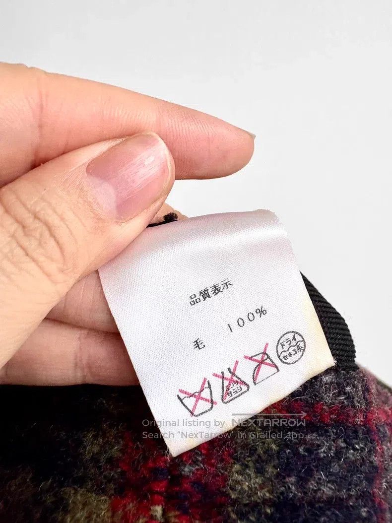 Vivienne Westwood Vivienne Westwood Vintage Red and Grey Plaid Newsboy Cap Size ONE SIZE - 7 Thumbnail