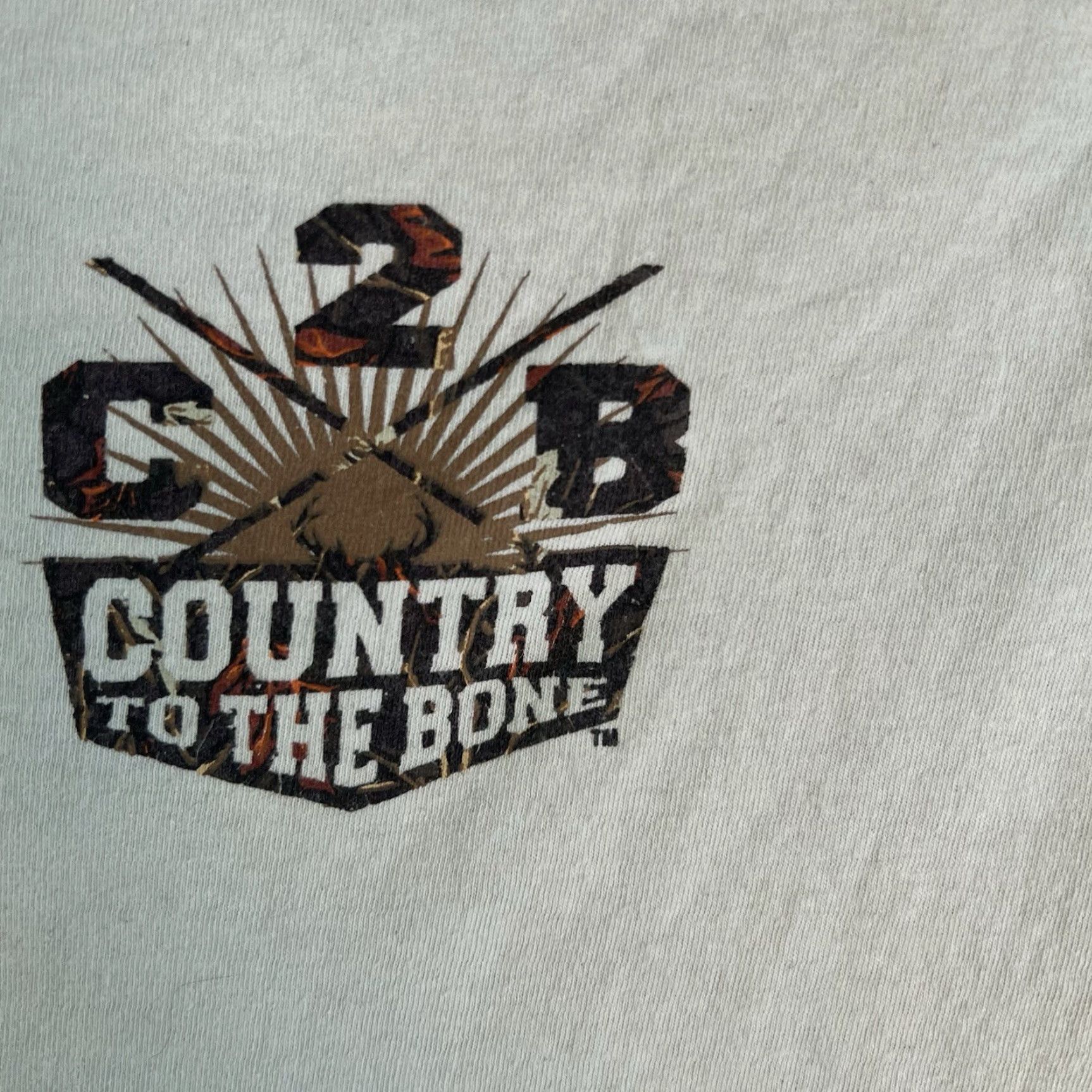 Bones Country to the Bone T-Shirt Mens Size M Beige Size US M / EU 48-50 / 2 - 3 Thumbnail