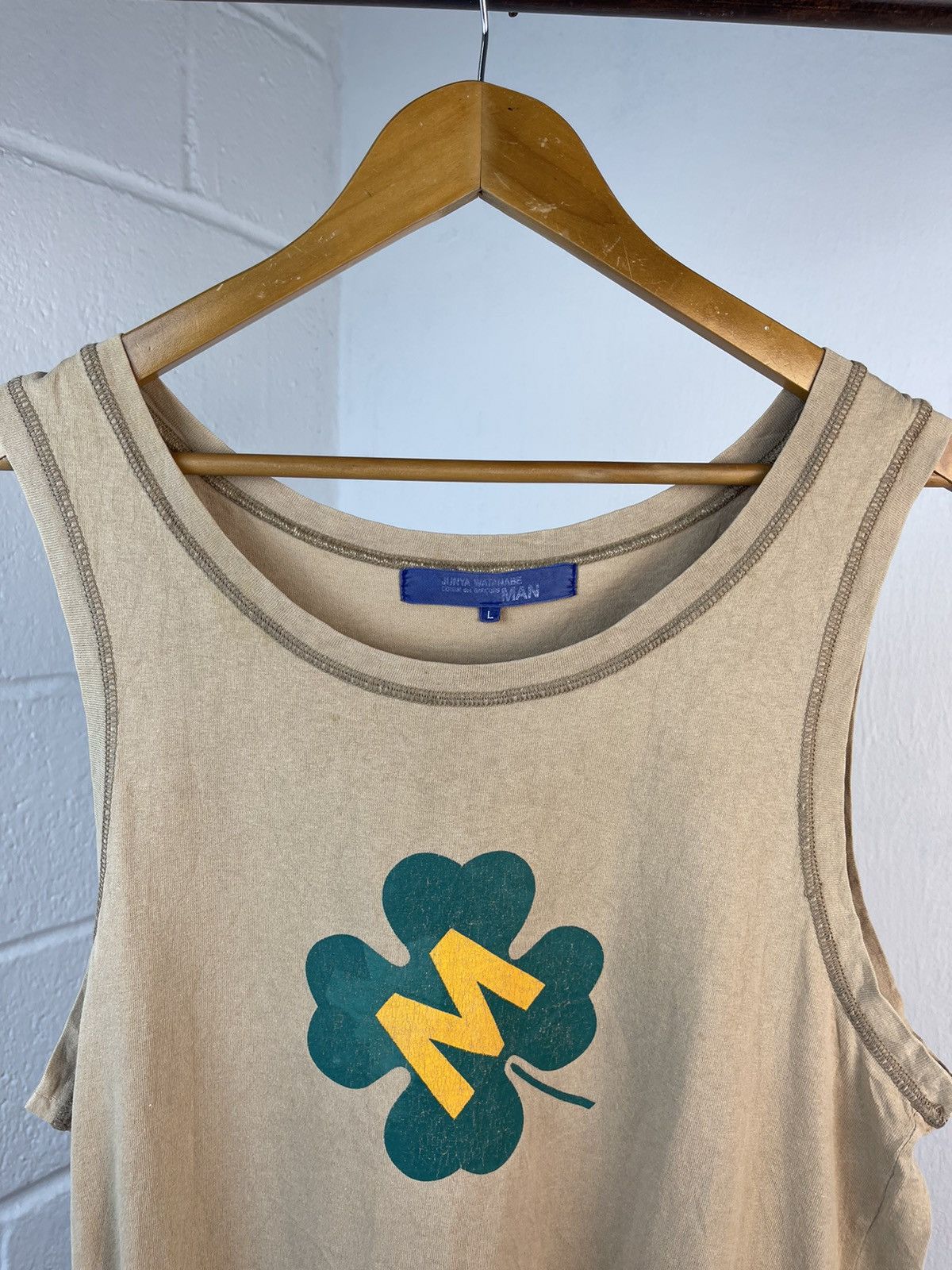 Comme des Garcons Homme AD2003 Junya Watanabe Man CLOVER Tank Top Size US M / EU 48-50 / 2 - 5 Thumbnail
