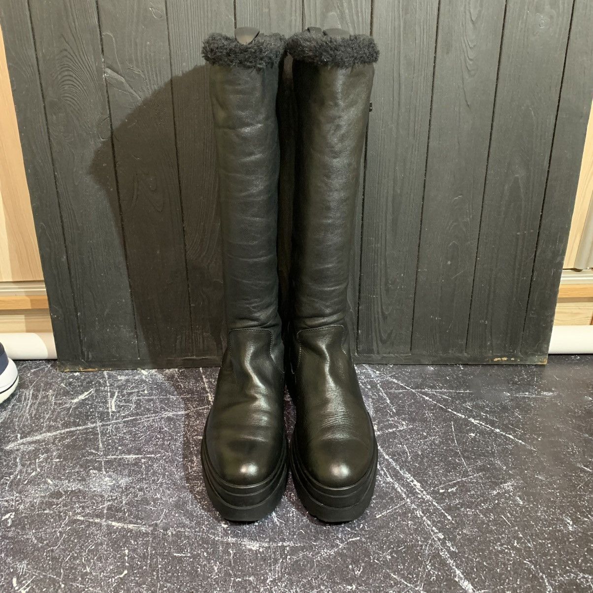 RED Valentino RED VALENTINO Women’s Warm Leather Boots Size 40 EU Size US 10 / IT 40 - 4 Thumbnail
