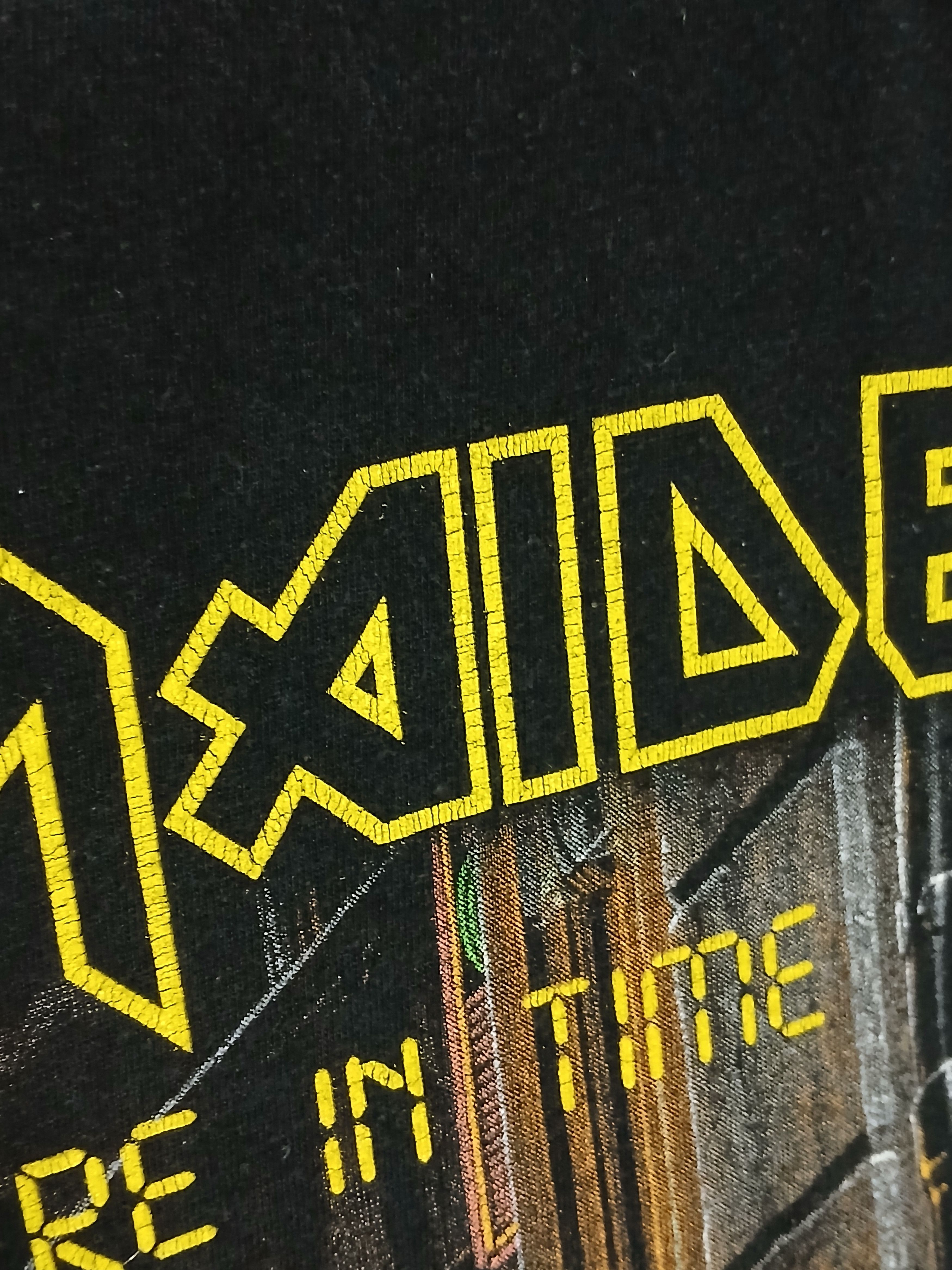 Band Tees × Iron Maiden × Vintage Vintage 2002 Iron Maiden Somewhere In TimeT-Shirt Size US S / EU 44-46 / 1 - 6 Thumbnail