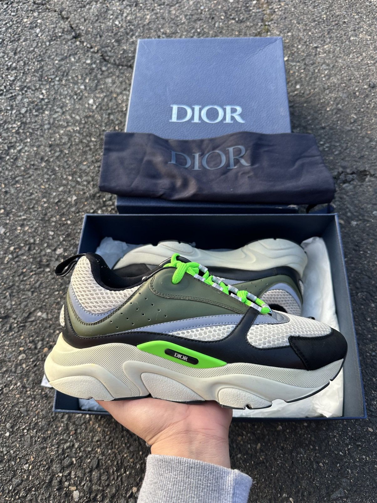 Dior B22 Olive/Green