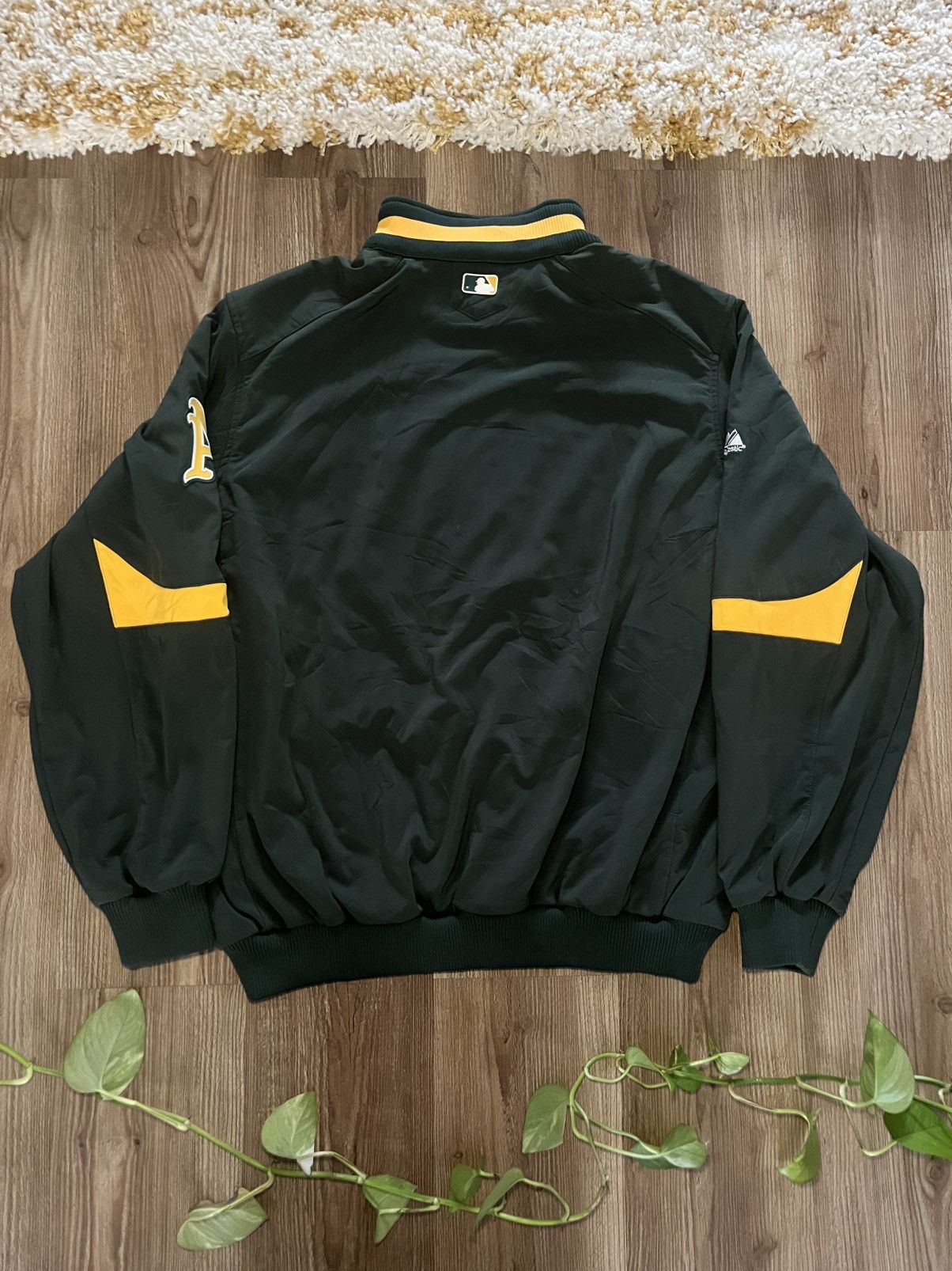 Majestic Oakland Athletics Jacket Size US XL / EU 56 / 4 - 2 Thumbnail