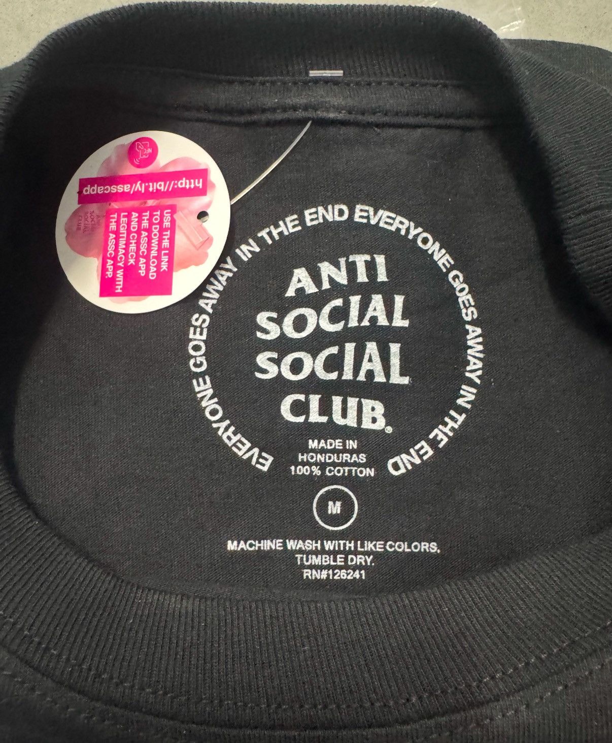Anti Social Social Club anti social social club men’s T-Shirt Size US M / EU 48-50 / 2 - 4 Thumbnail