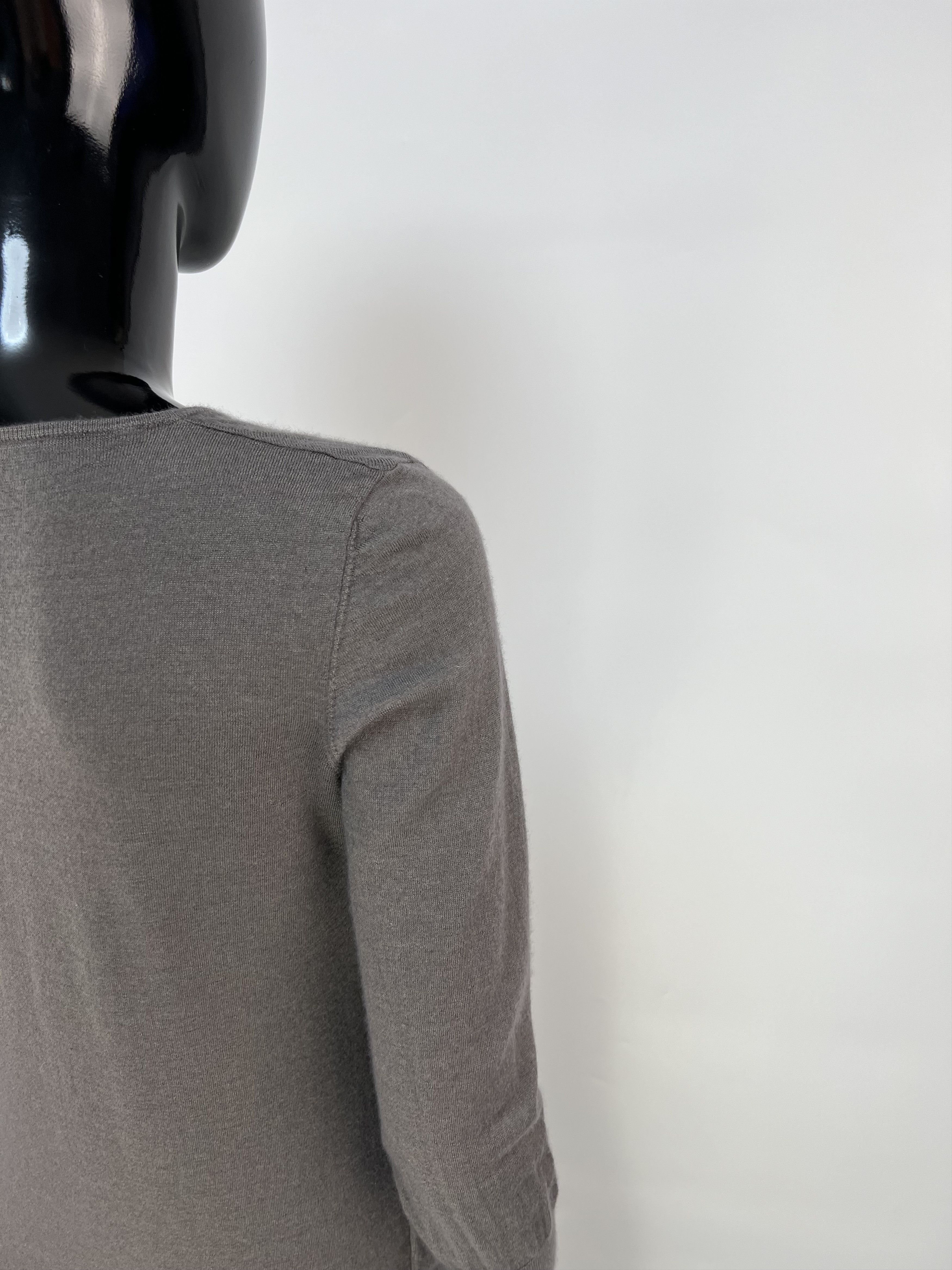 Brunello Cucinelli Brunello Cucinelli Gray Cashmere Silk Sweater Pullover Size M / US 6-8 / IT 42-44 - 10 Thumbnail