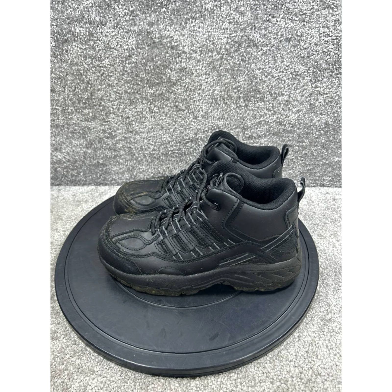 Vintage SR Max Work Boots Womens Size 8.5 Black Leather Composite Toe Slip Resistant Size US 8.5 / IT 38.5 - 3 Thumbnail