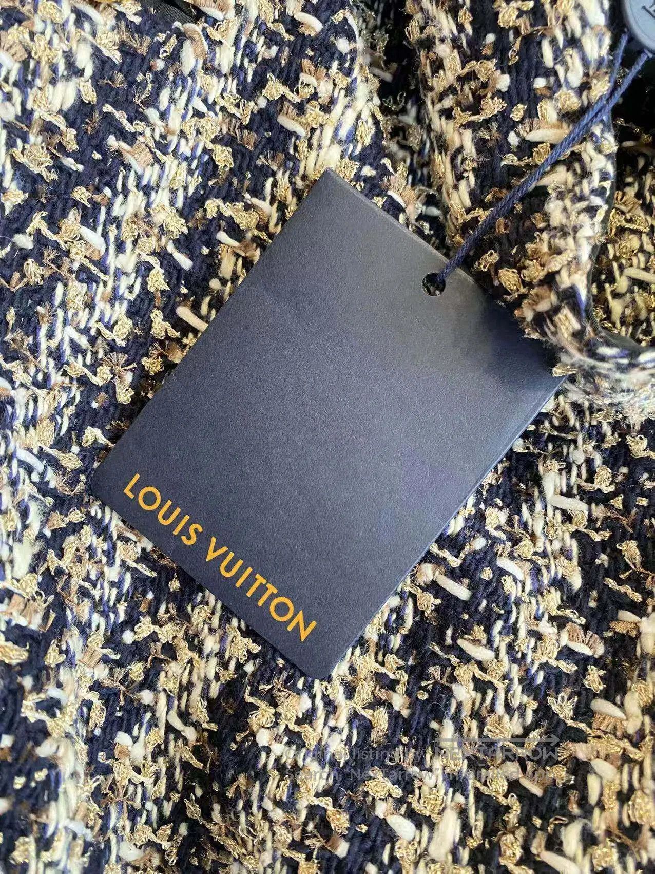 Louis Vuitton Louis Vuitton Logo tweed sleeveless dress| Size XS / US 0-2 / IT 36-38 - 7 Thumbnail