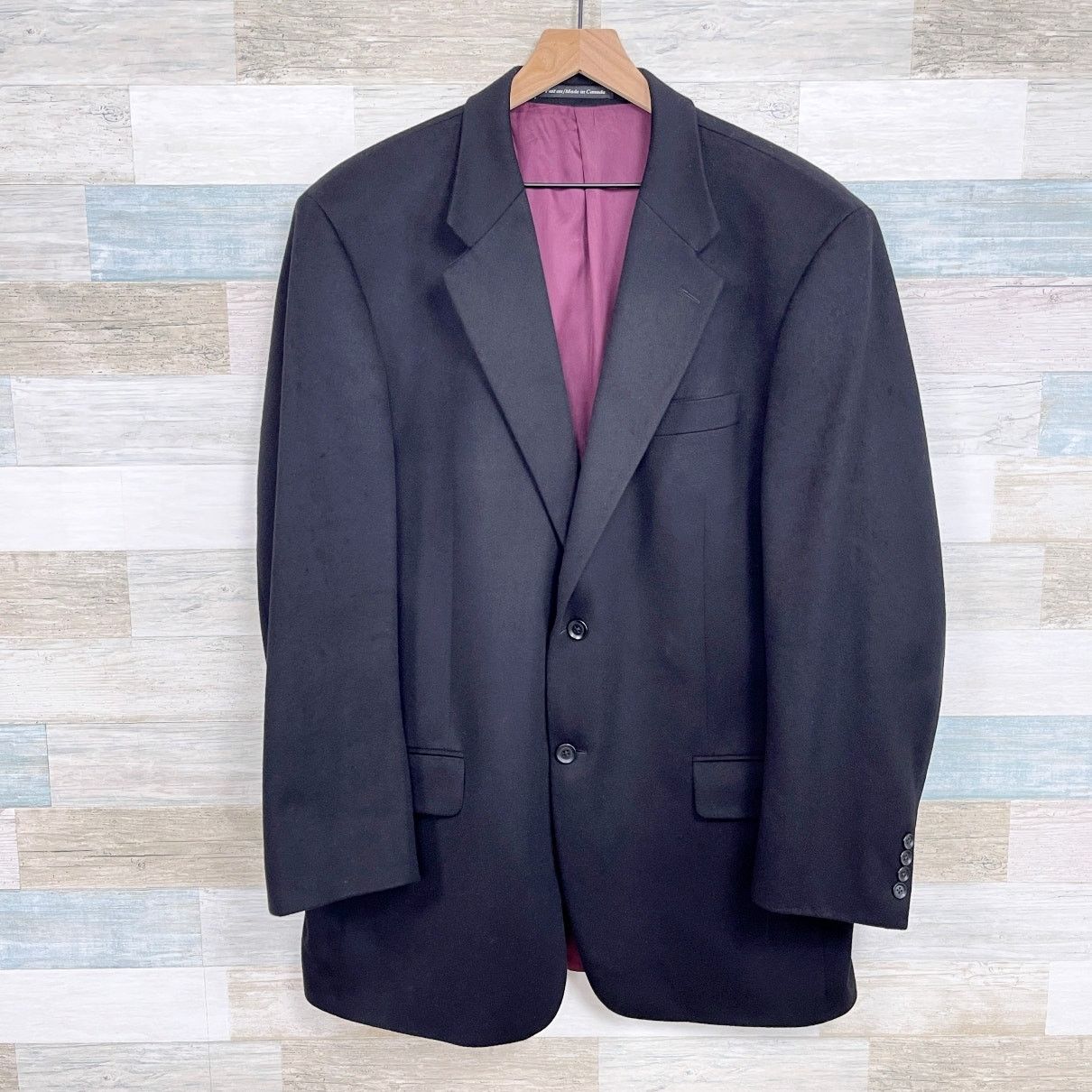 Jacob Cohen S Cohen Prestige Montreal Cashmere Sport Coat Black 44L Size 44L - 1 Thumbnail