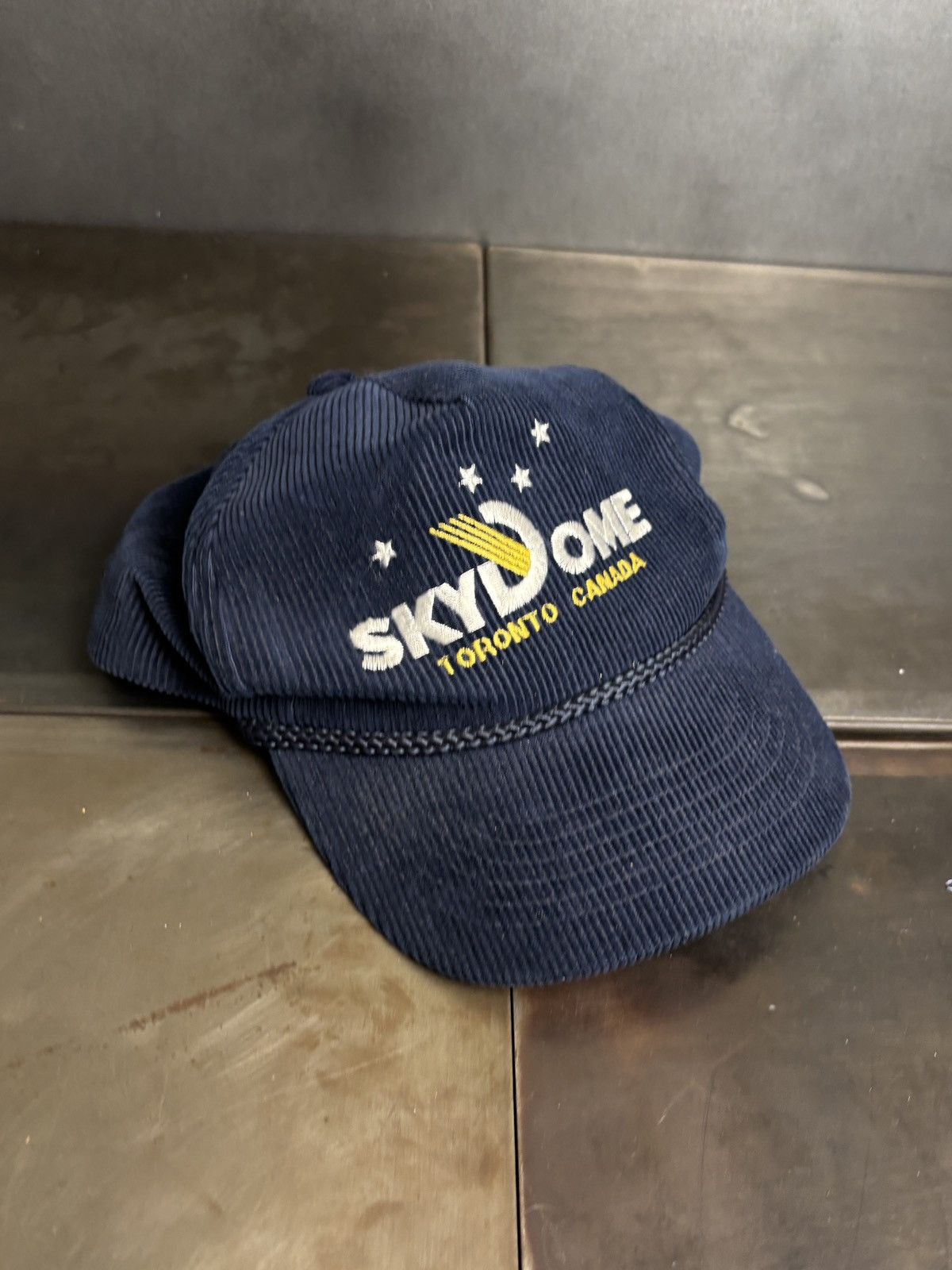 Vintage Sky Dome Rogers Center Toronto Vintage Corduroy Hat Baseball Size ONE SIZE - 1 Thumbnail