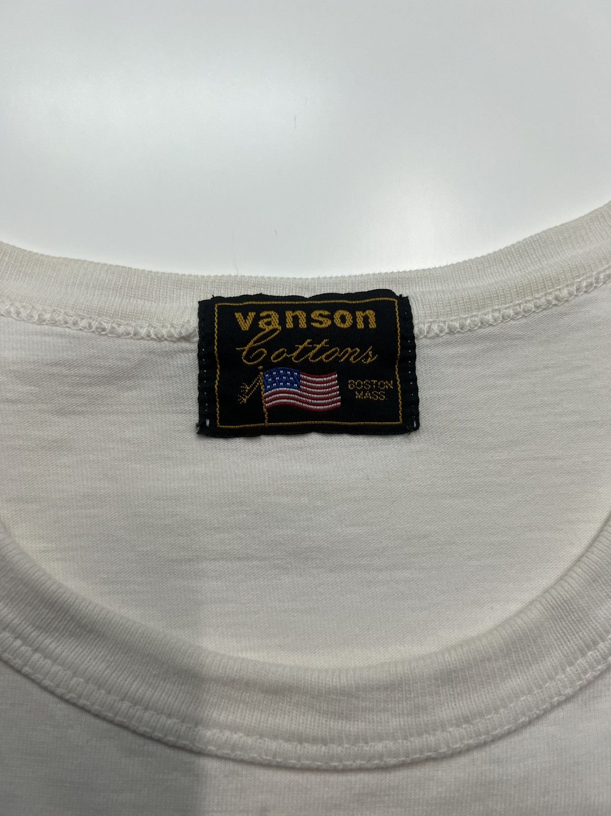 Vanson Leathers VINTAGE VANSON LEATHERS POCKET TEES Size US M / EU 48-50 / 2 - 8 Thumbnail