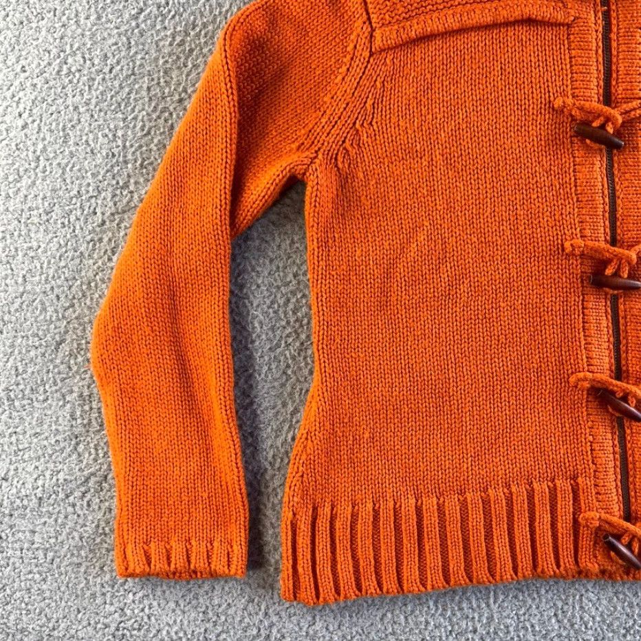 Eddie Bauer Eddie Bauer Jacket Womens Large Orange Wool Blend Hoodie Long Sleeve Full Zip Jacket Cardigan Bohemian Retro Size L / US 10 / IT 46 - 7 Thumbnail