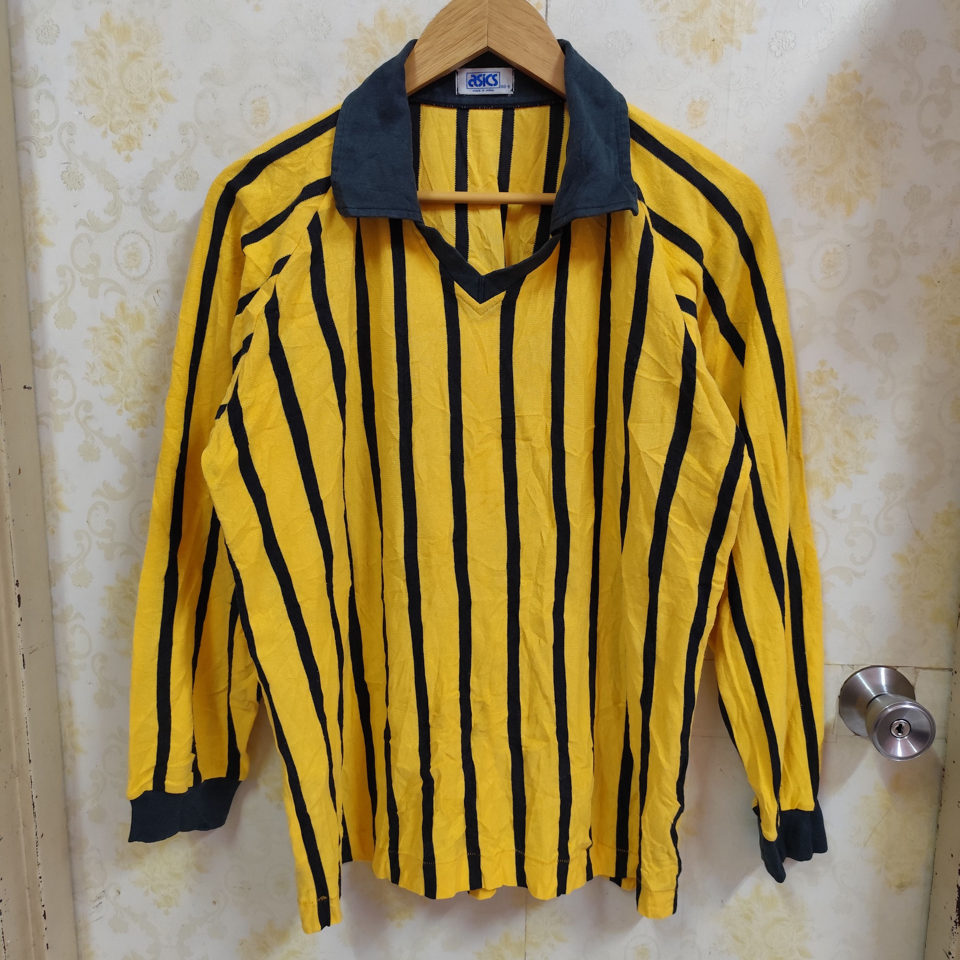Asics × Vintage 🇯🇵VINTAGE ASICS LONG SLEEVE SHIRT 50/50 MADE IN JAPAN Size US M / EU 48-50 / 2 - 1 Thumbnail