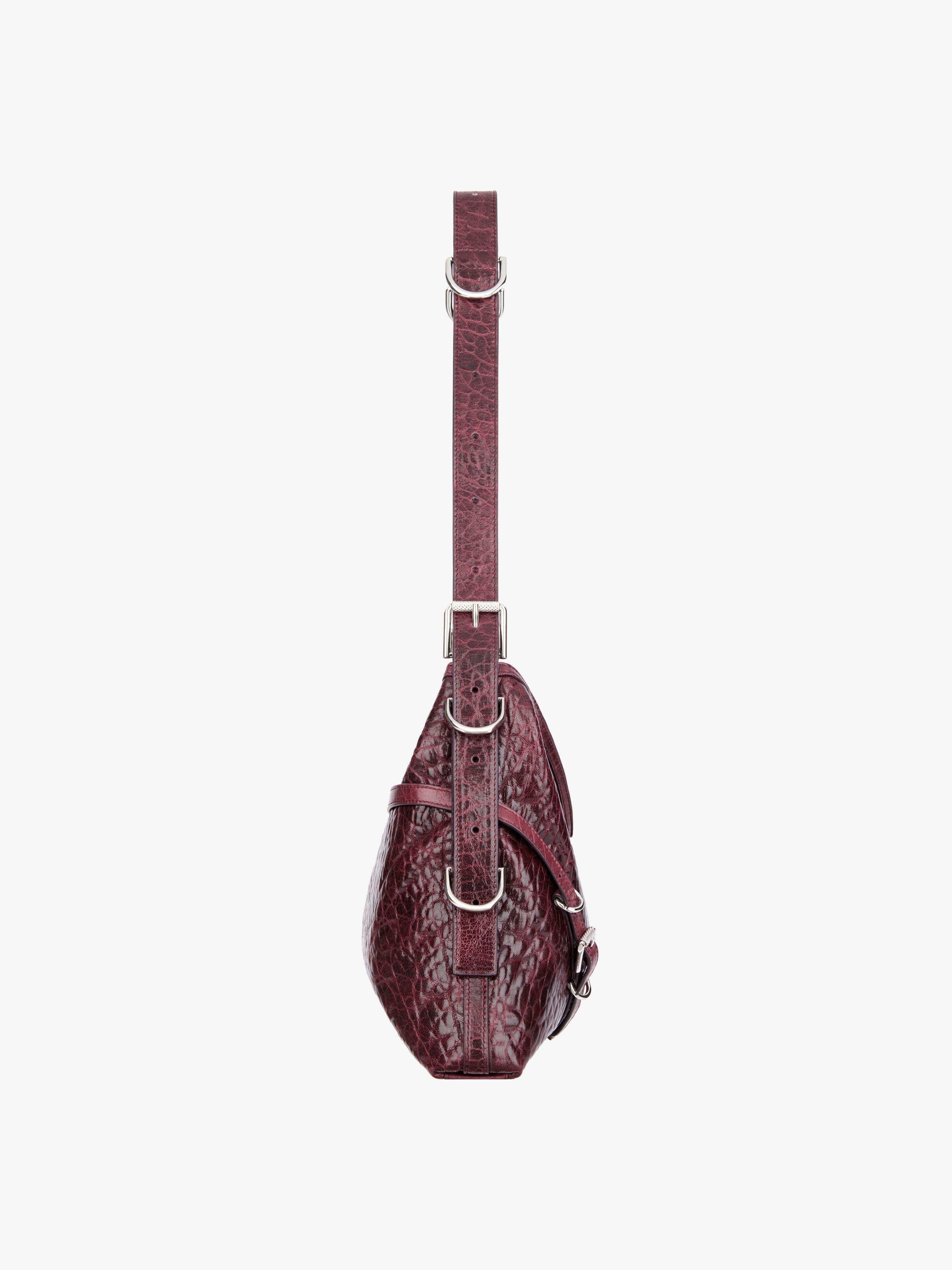 Givenchy o1w1db10426 Size: OS / Voyou Medium Bag in Oxblood Red Size ONE SIZE - 3 Thumbnail