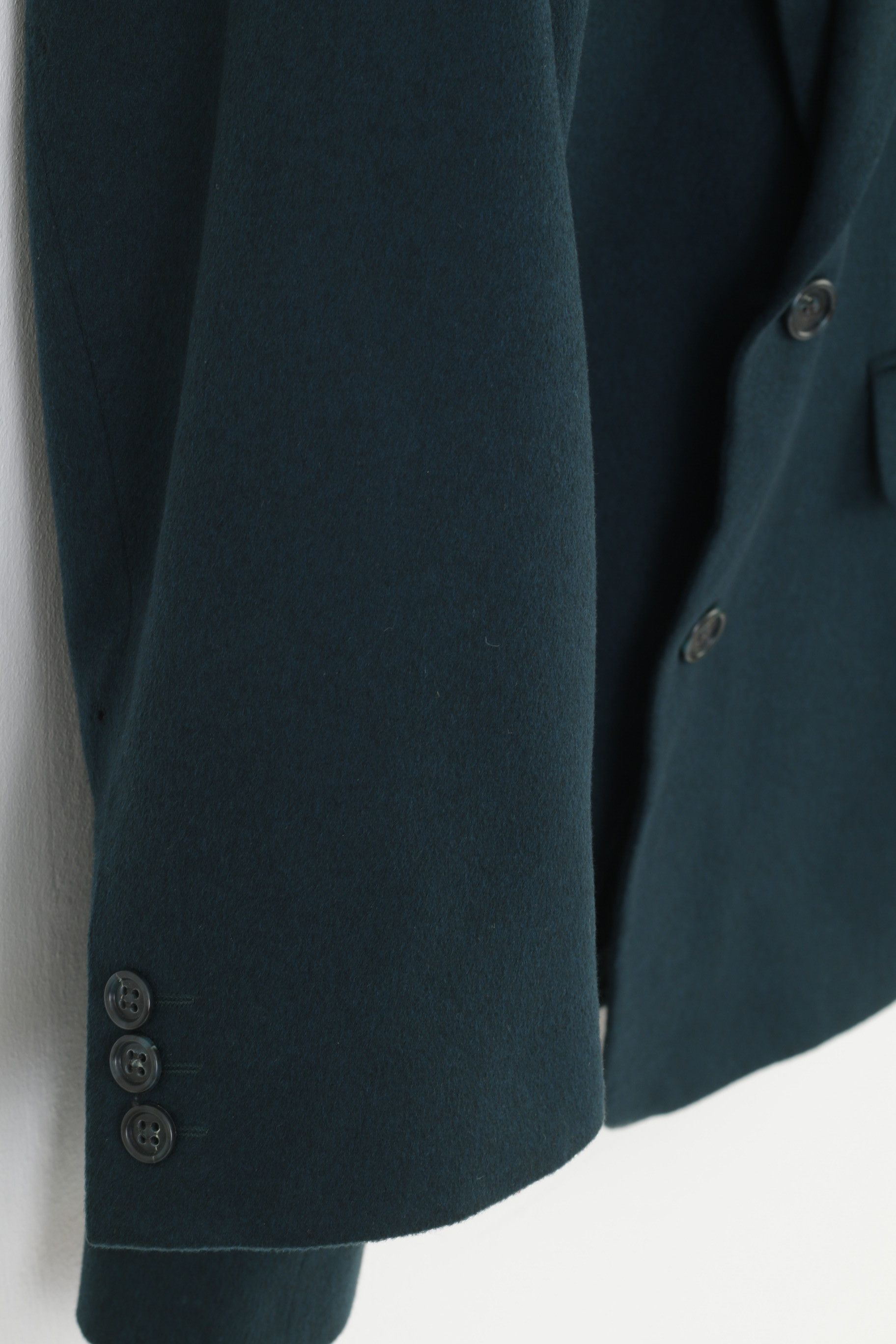 Vintage Creation Gross Men 42 Blazer Green 100% Cashmere 0508 Size 42R - 4 Thumbnail