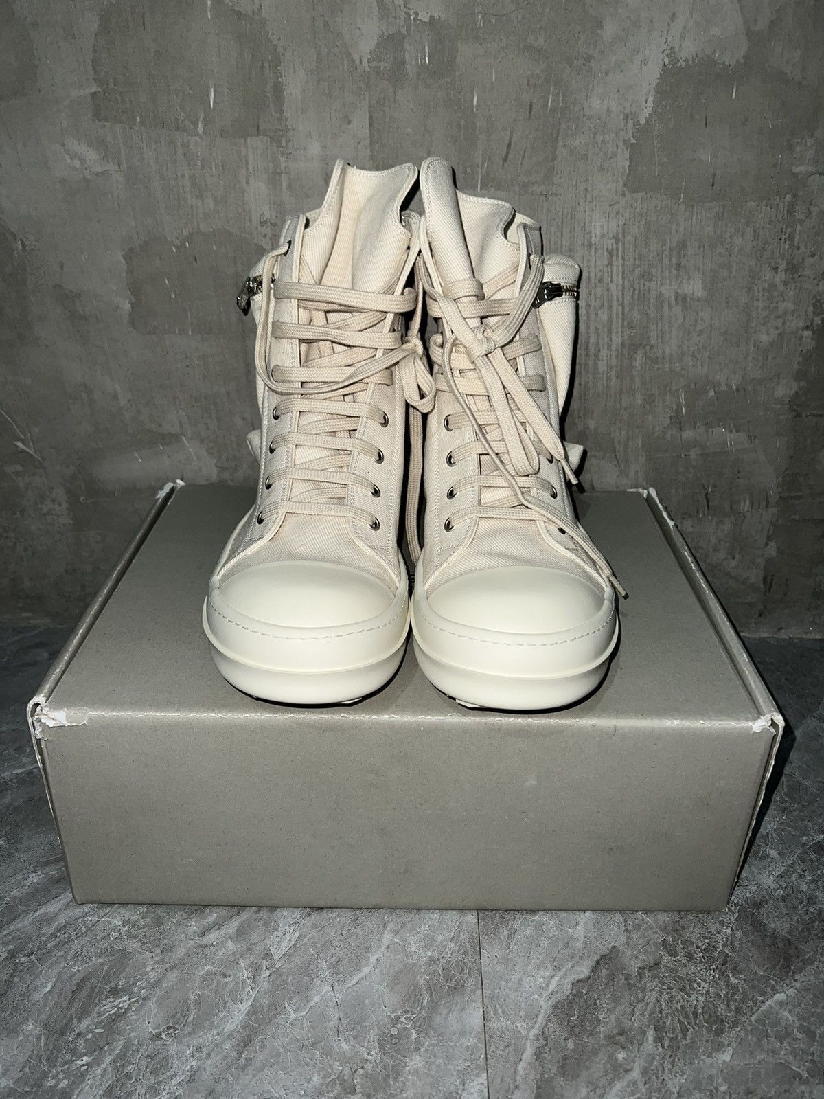 Rick Owens Rick Owens DRKSHDW Cargo Pocket “Face” Ramones High Size US 8 / EU 41 - 5 Thumbnail