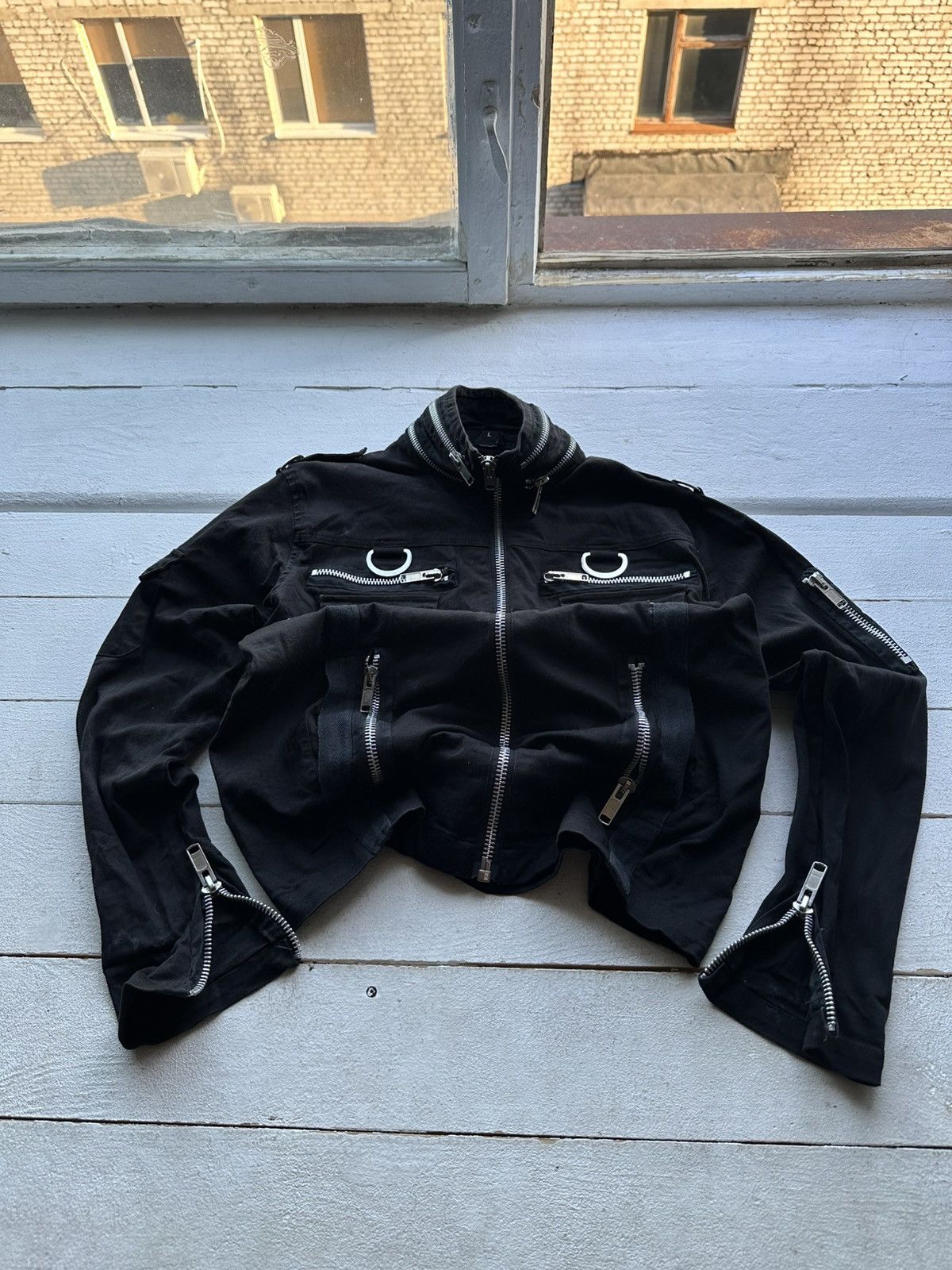 Other 🚨GOTHICANO PUNK OPIUM ZIPPER BONDAGE JACKET OWENS ISSEY Size US M / EU 48-50 / 2 - 1 Thumbnail