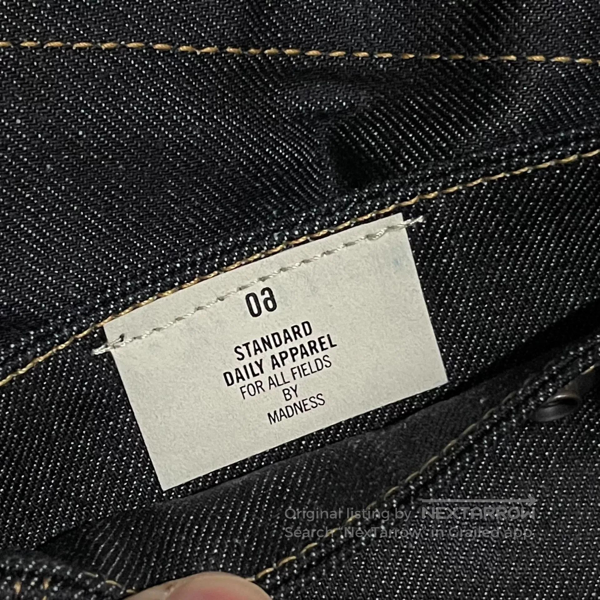 Madness MADNESS 20SS 20AW Japanese Denim Jacket. Size US S / EU 44-46 / 1 - 4 Thumbnail