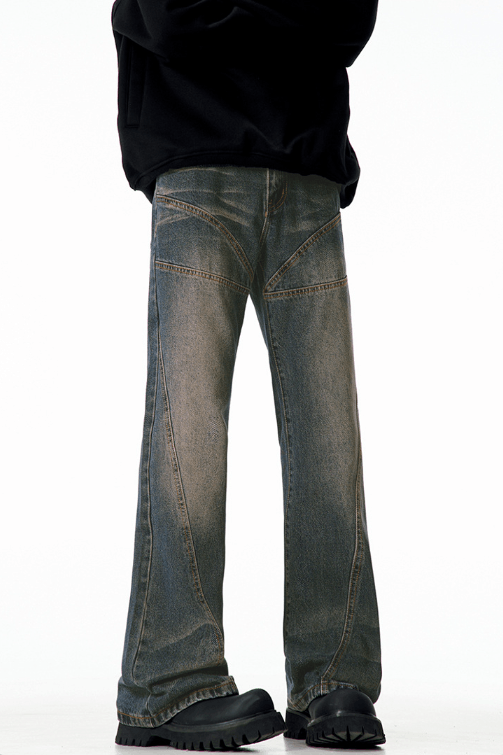 Japanese Brand × Jean American retro washed distressed Cleanfit flared jeans Size US 32 / EU 48 - 4 Thumbnail