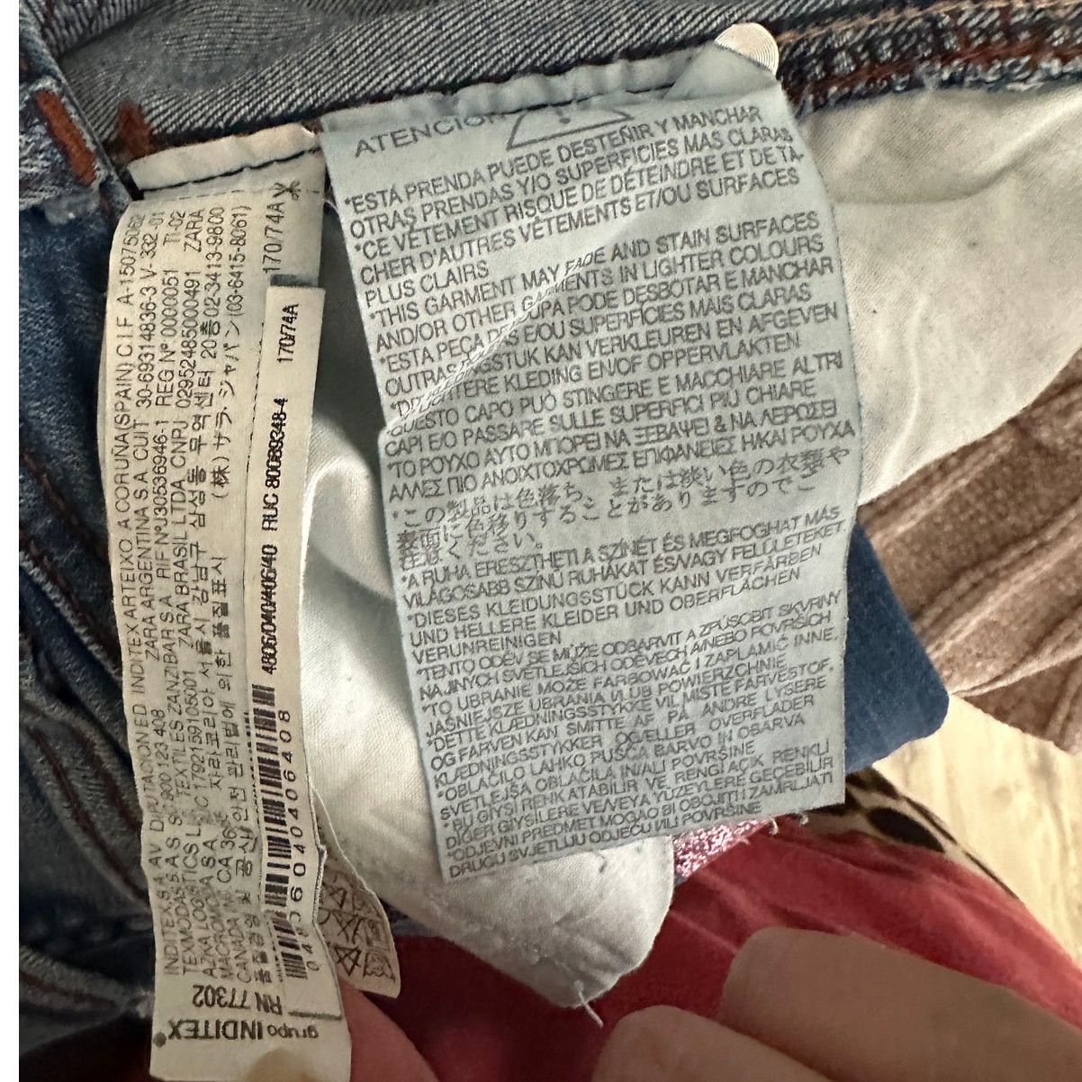 Zara Zara Jeans Medium Wash Womens US 8 Pink Glitter Size 30" / US 8 / IT 44 - 13 Thumbnail