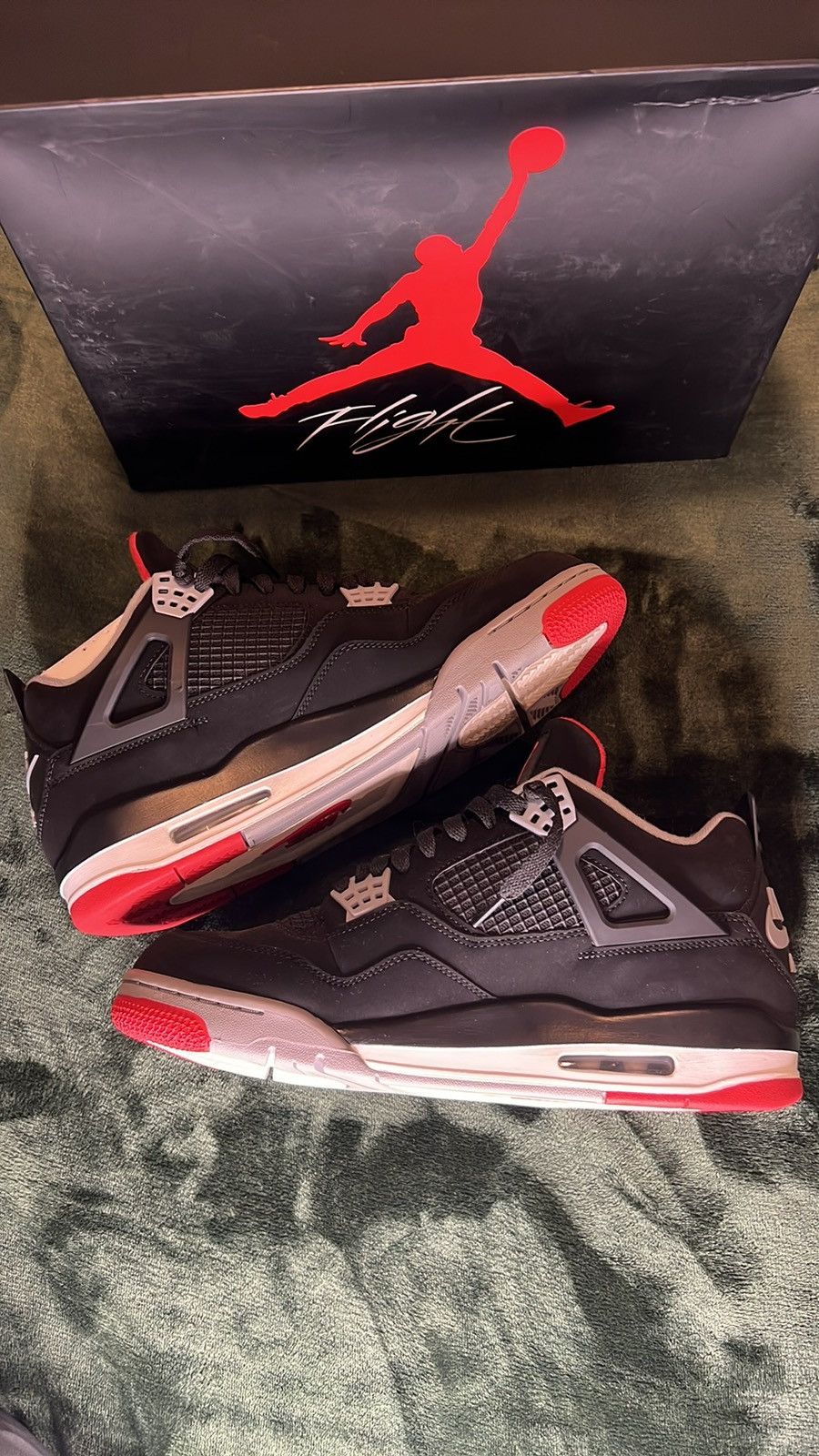 Jordan Brand Air Jordan 4 ‘Bred’ 2019 size 11.5 Size US 11.5 / EU 44-45 - 4 Thumbnail