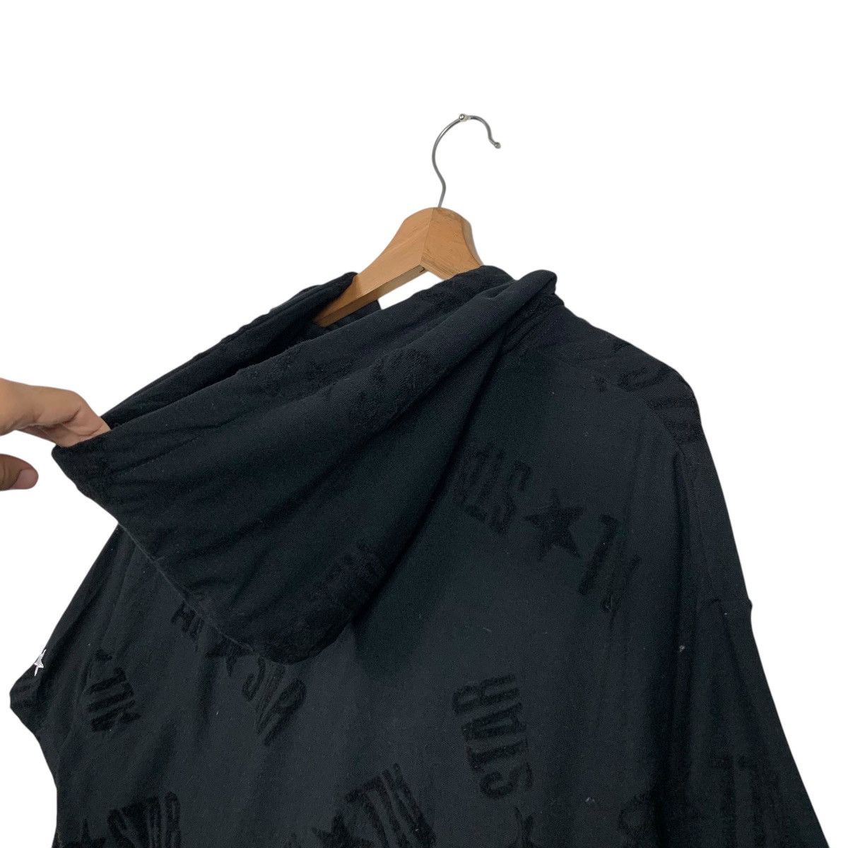 Converse CONVERSE All Star AllOver Logo Short Sleeve Hoodie #1618-C72 Size US L / EU 52-54 / 3 - 11 Thumbnail
