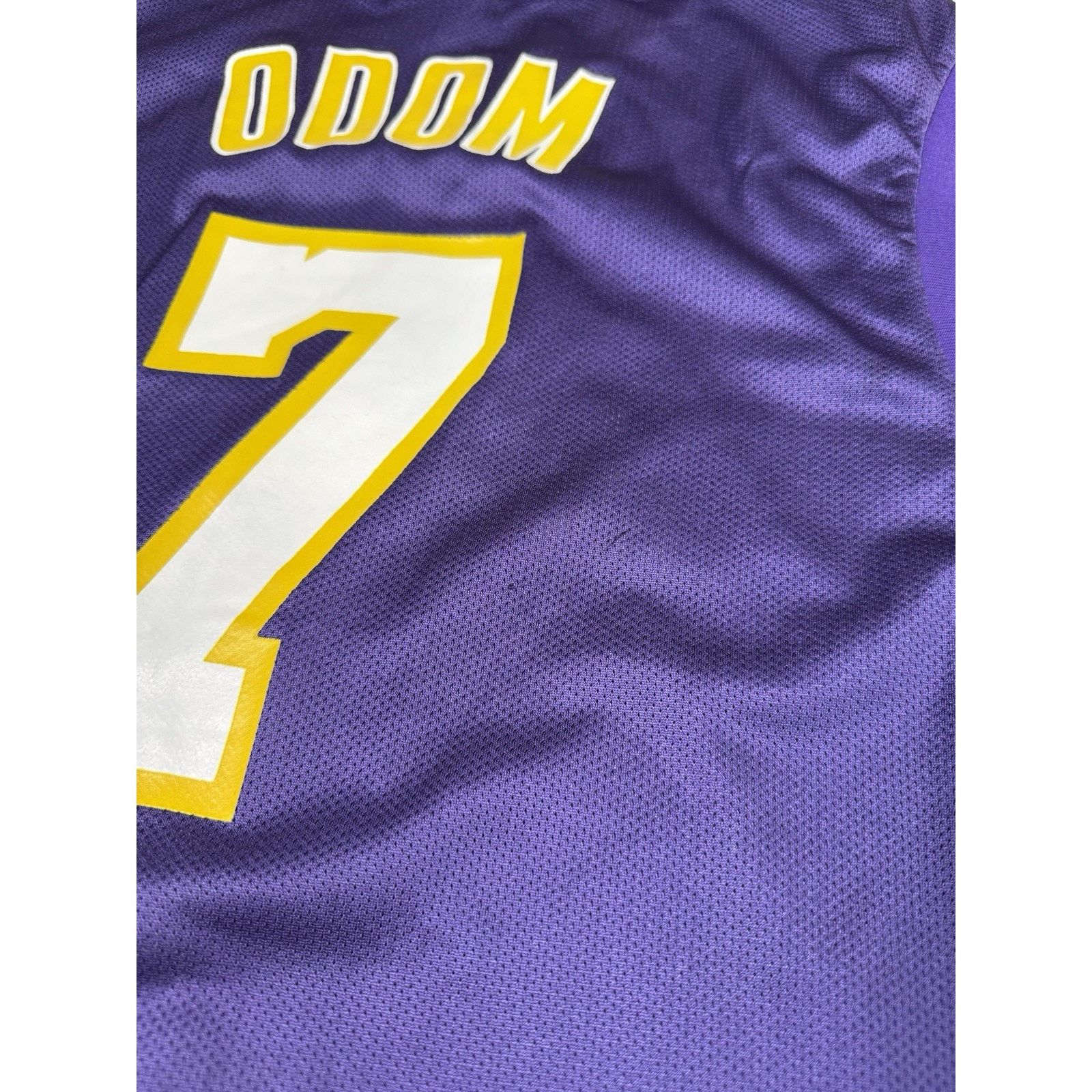 Reebok Reebok Los Angeles Lakers Lamar Odom Jersey Size M Purple Size US M / EU 48-50 / 2 - 16 Thumbnail