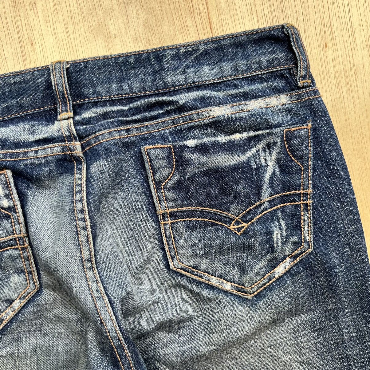 Tornado Mart JEDM MANI VINTAGE FLARE DISTRESSED DENIM Size US 32 / EU 48 - 8 Thumbnail