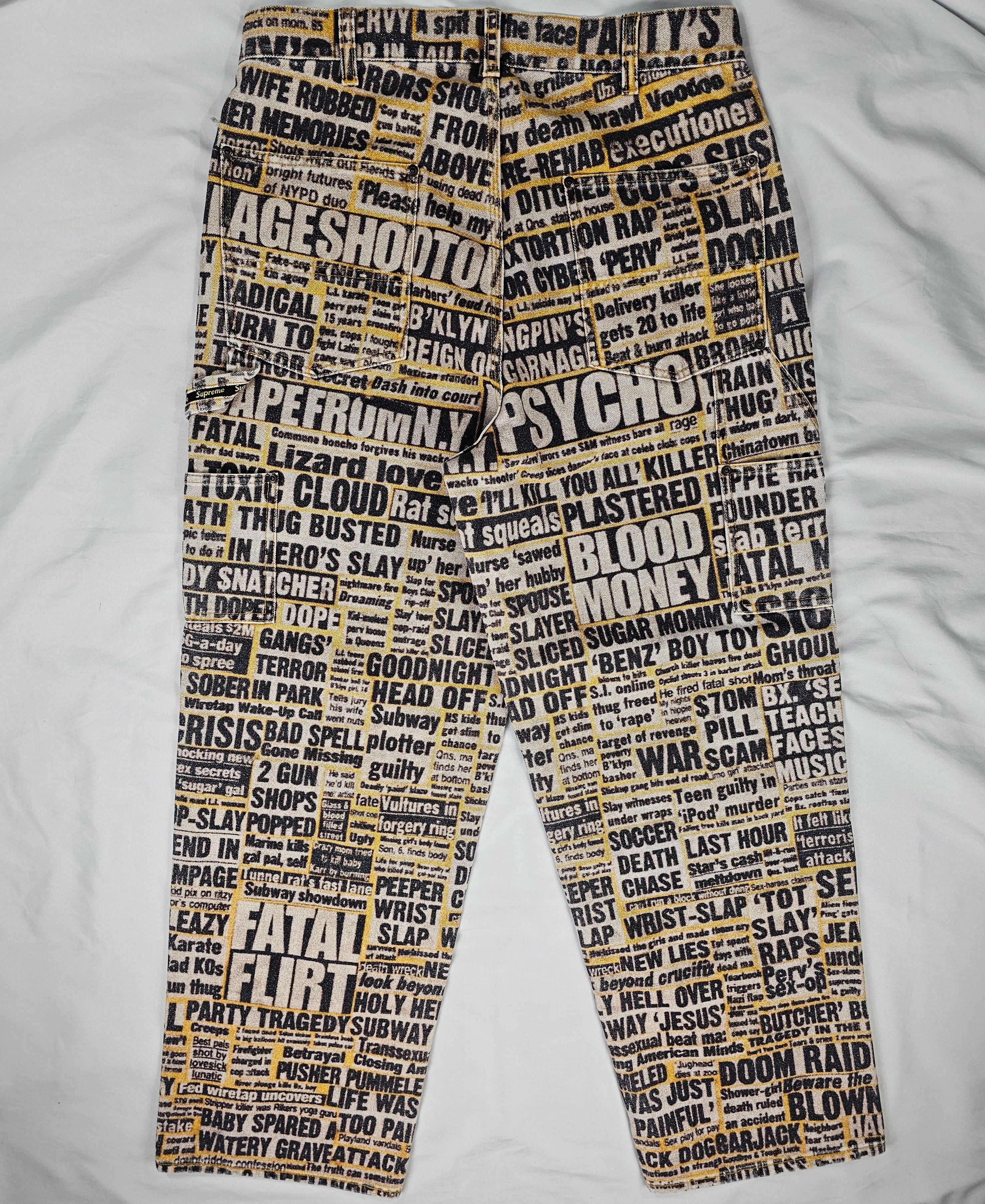 Supreme Supreme Dash Snow Double Knee Painter Pants Denim Jeans FW25 Size US 32 / EU 48 - 2 Thumbnail