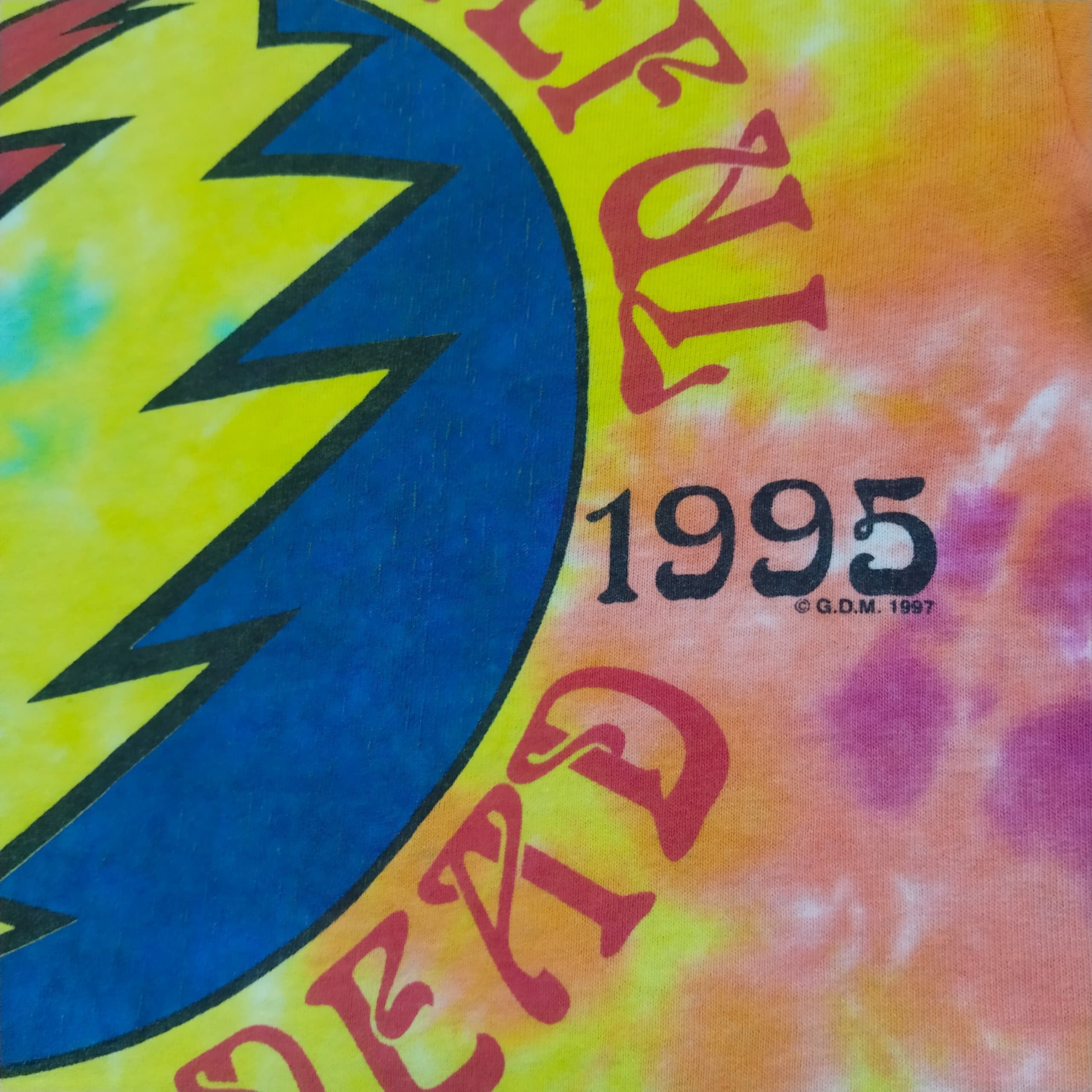Band Tees VINTAGE 1997 GRATEFUL DEAD TIE DYE T SHIRT Size US M / EU 48-50 / 2 - 6 Thumbnail