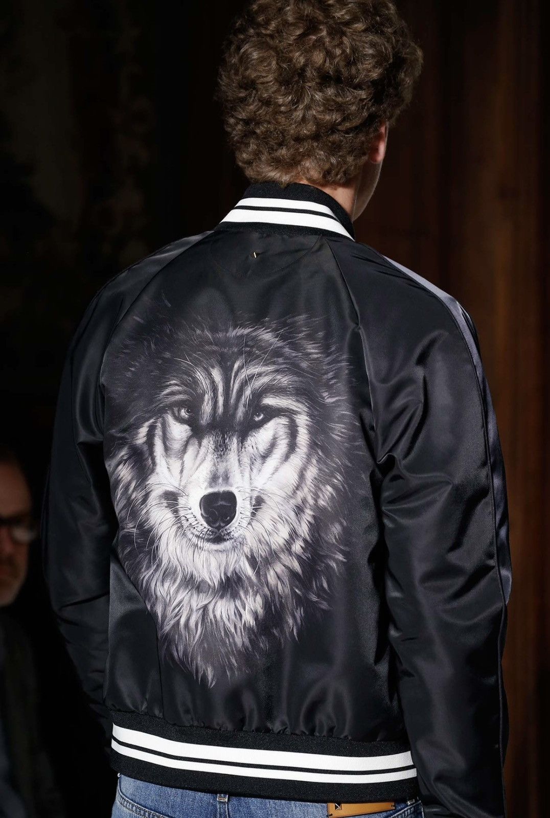Valentino *RARE* Valentino SS16 Runway Wolf Souvenir Jacket Sz.50 Size US M / EU 48-50 / 2 - 1 Thumbnail