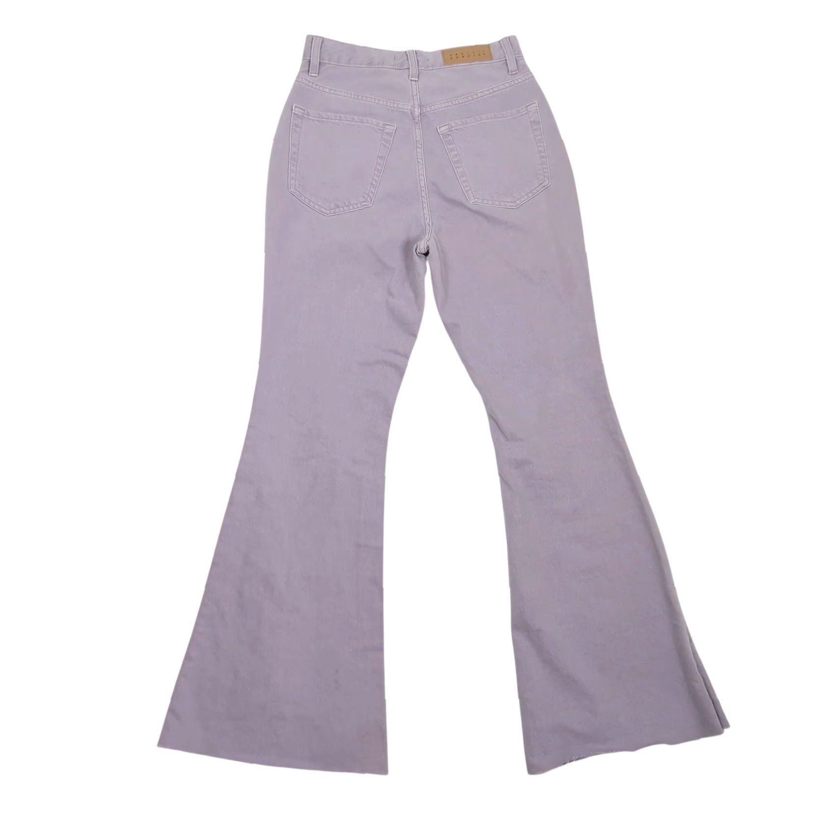 Pacsun PacSun Lavender Purple High Rise Flare Jeans 26 Women Regular 26 Denim Cotton 100% Inseam 29"} Size 26" / US 2 / IT 38 - 3 Thumbnail