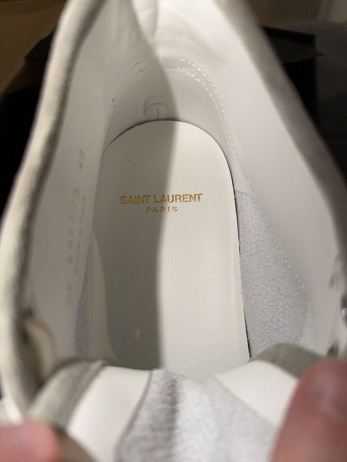 Saint Laurent Paris 🔥 Saint Laurent Paris SL39 Mid Top Size 42 – Blanc Optique 🔥 Size US 9 / EU 42 - 13 Thumbnail