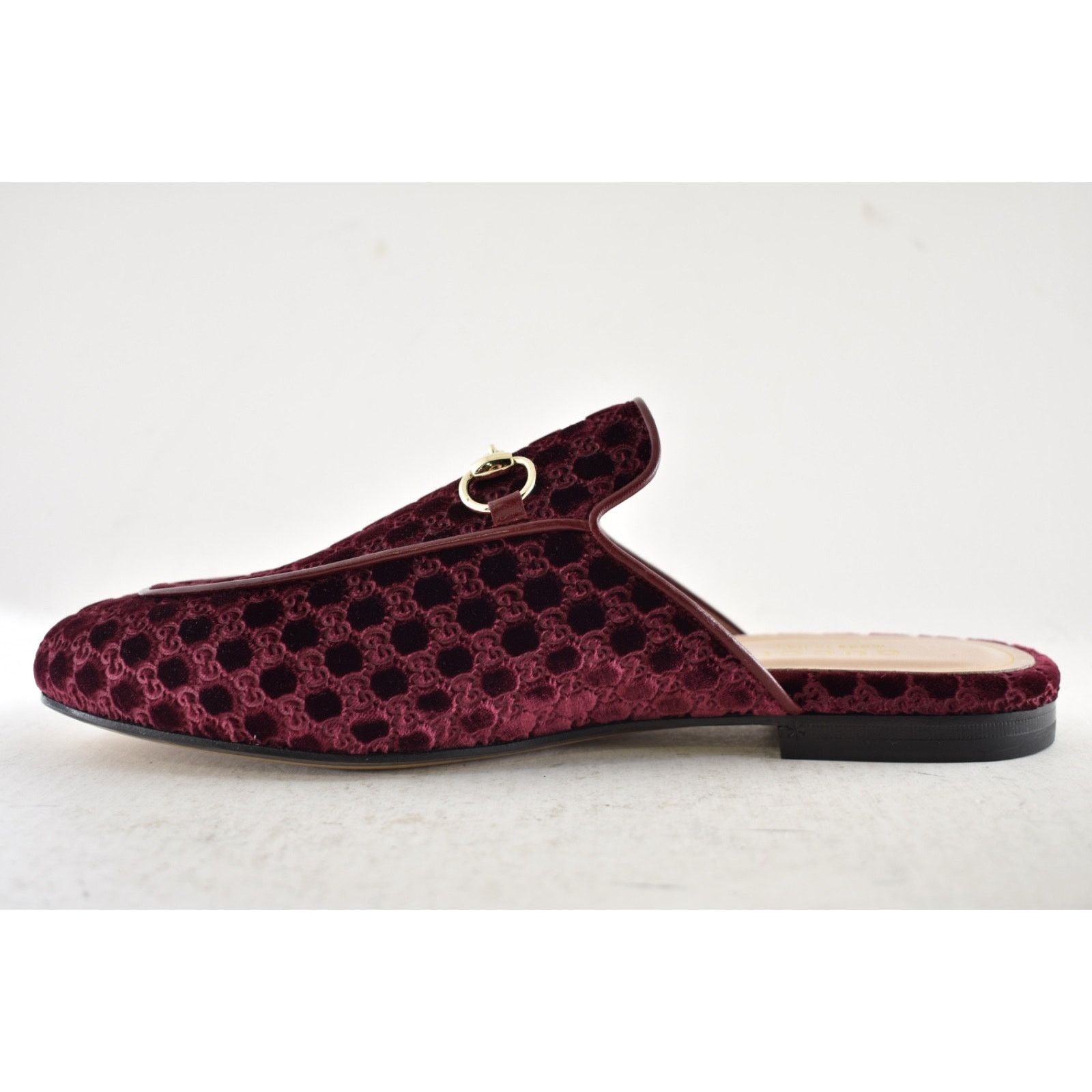 Gucci Gucci Princetown Velvet GG Red Slide Loafer Mule Slipper 37 Size US 7 / IT 37 - 14 Thumbnail