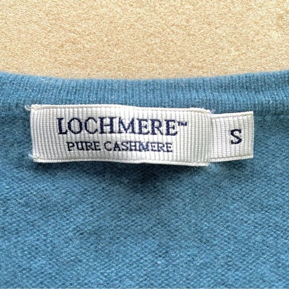 Other Lochmere Blue Cashmere Cardigan Sweater 🏴󠁧󠁢󠁳󠁣󠁴󠁿 Size S / US 4 / IT 40 - 4 Thumbnail