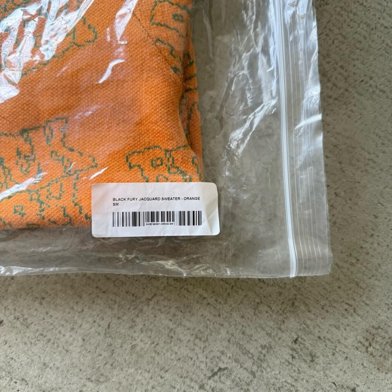Golf Wang Golf Wang / Black Fury Jacquard Sweater / Orange Size US S / EU 44-46 / 1 - 9 Thumbnail