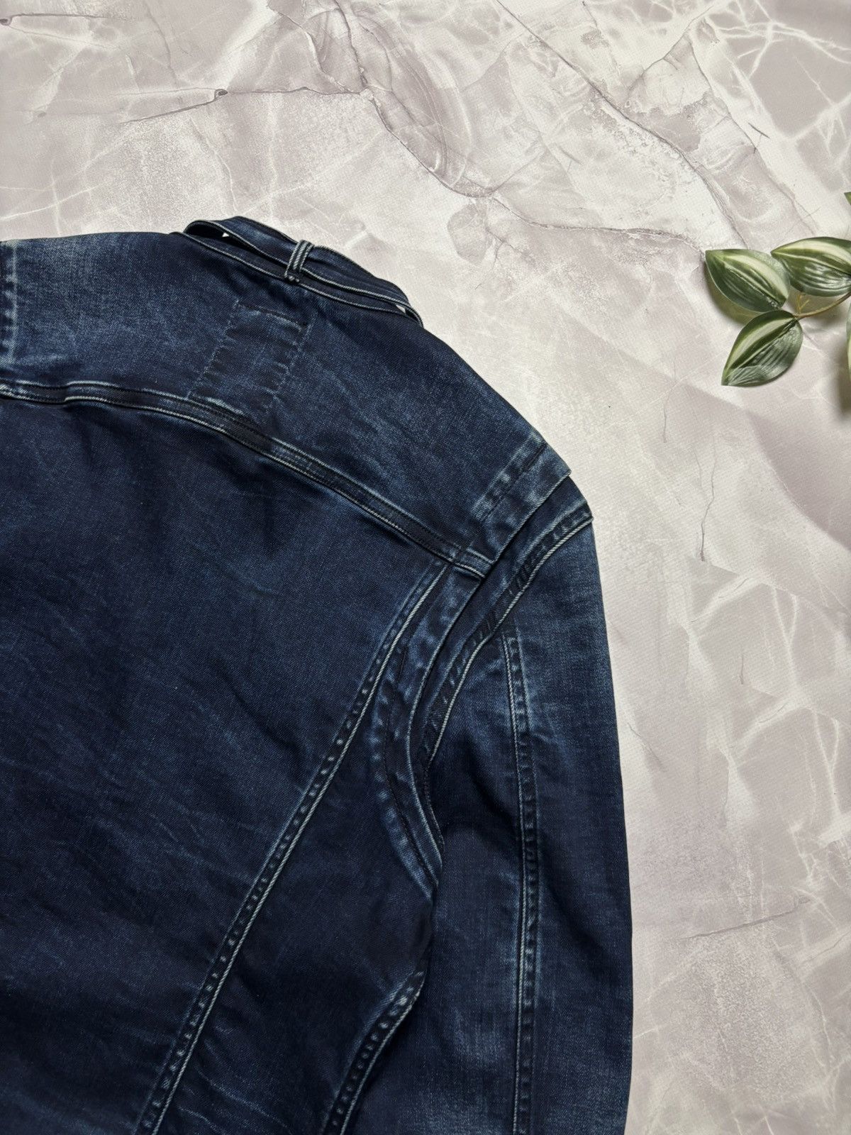 G-Star G-Star RAW Tailor Chopper Denim Jacket Biker Faded Womens L Size L / US 10 / IT 46 - 10 Thumbnail